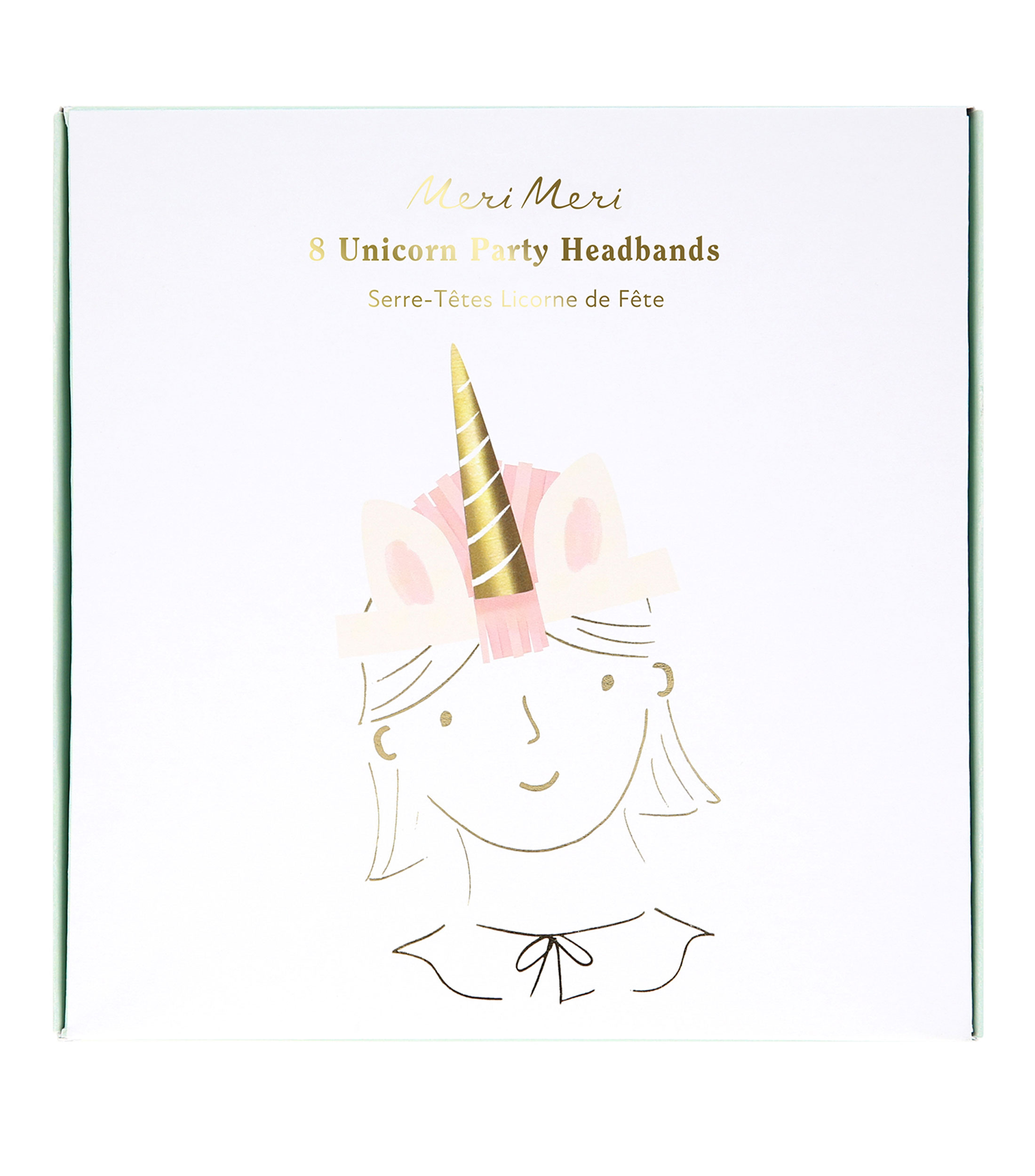 Set 8 bandas para la cabeza Meadow Unicorns Horn