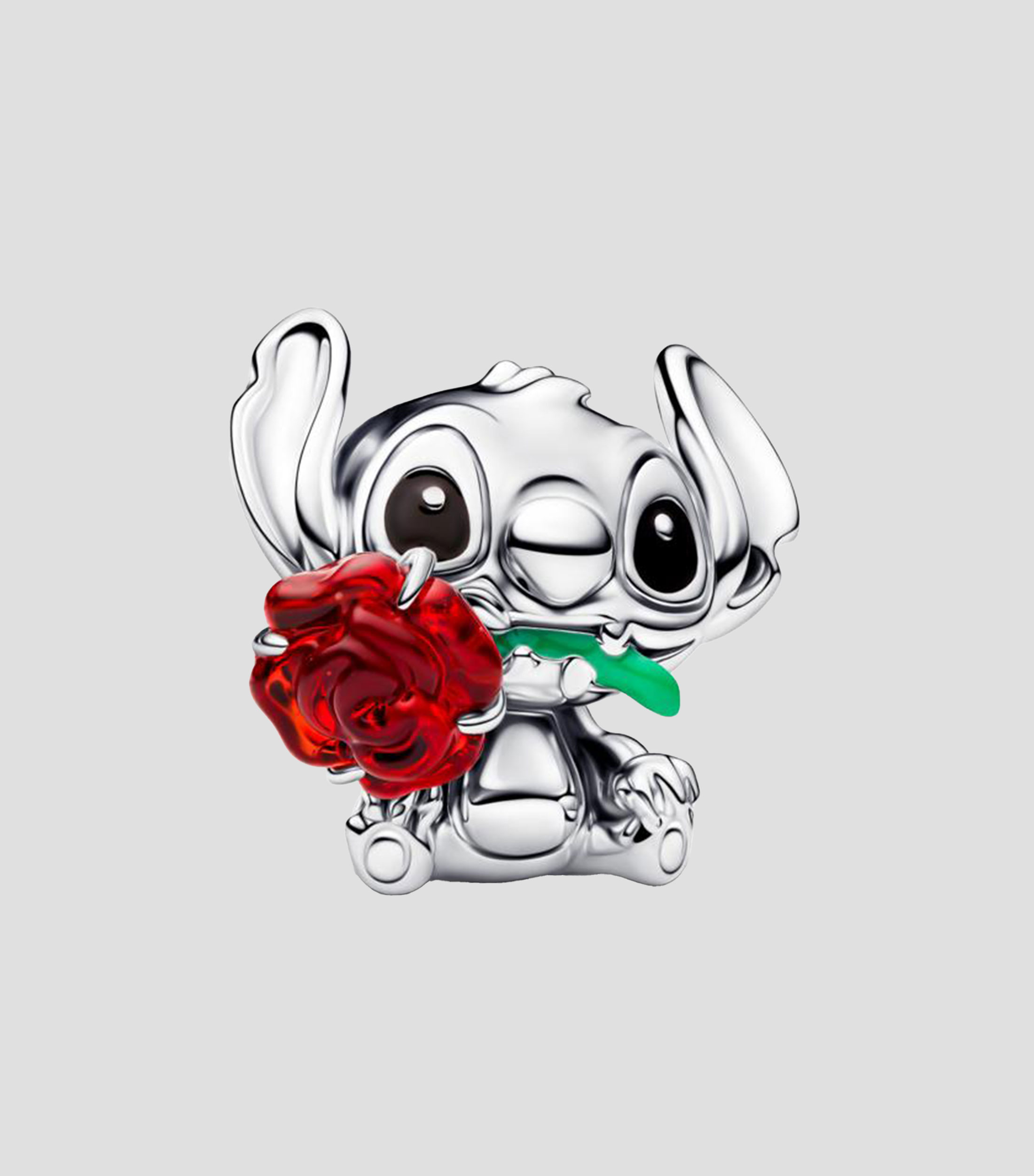 Charm en plata esterlina Stitch Mujer