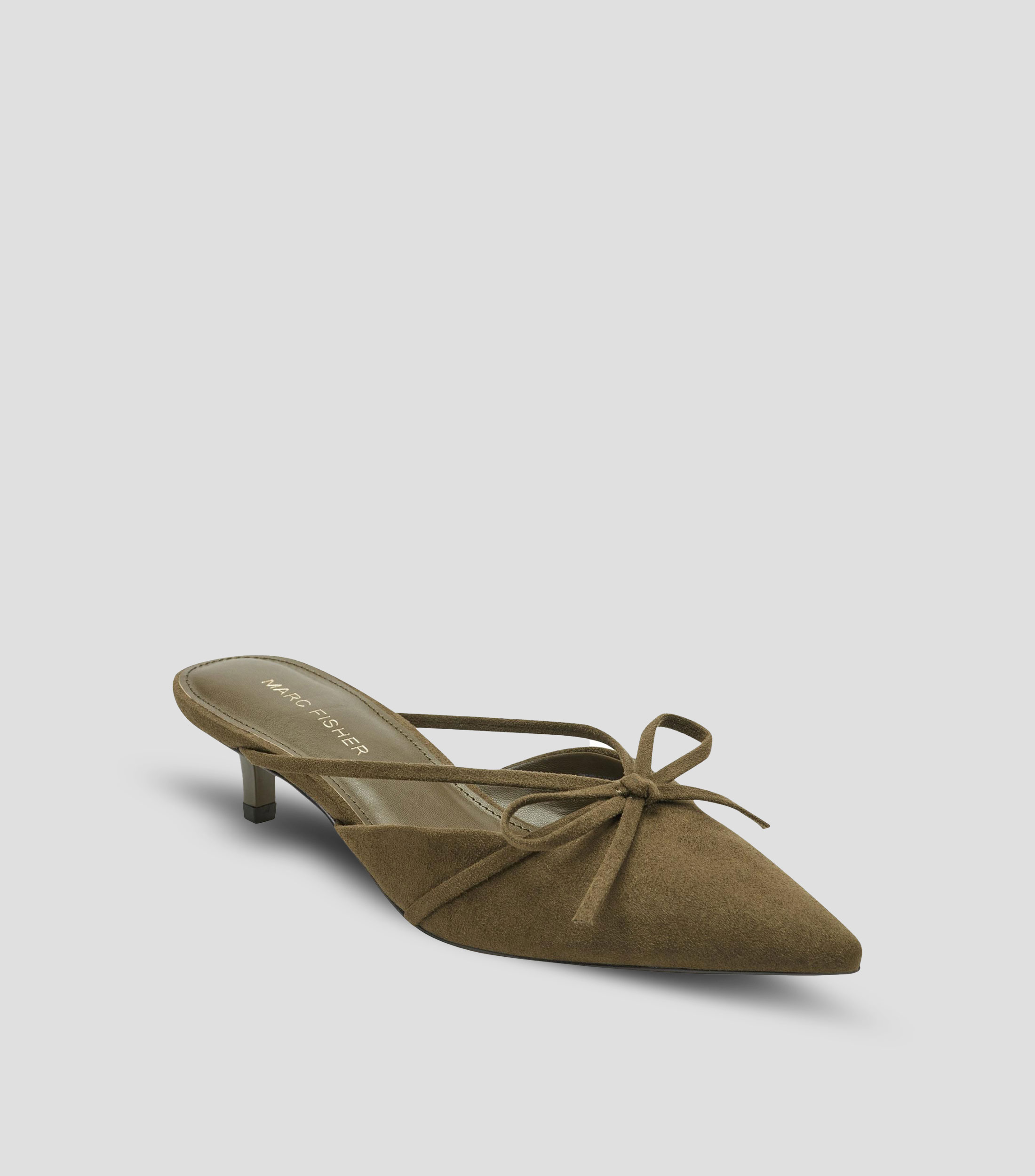 Zuecos Casuales con tacon bajo aguja liso Mujer