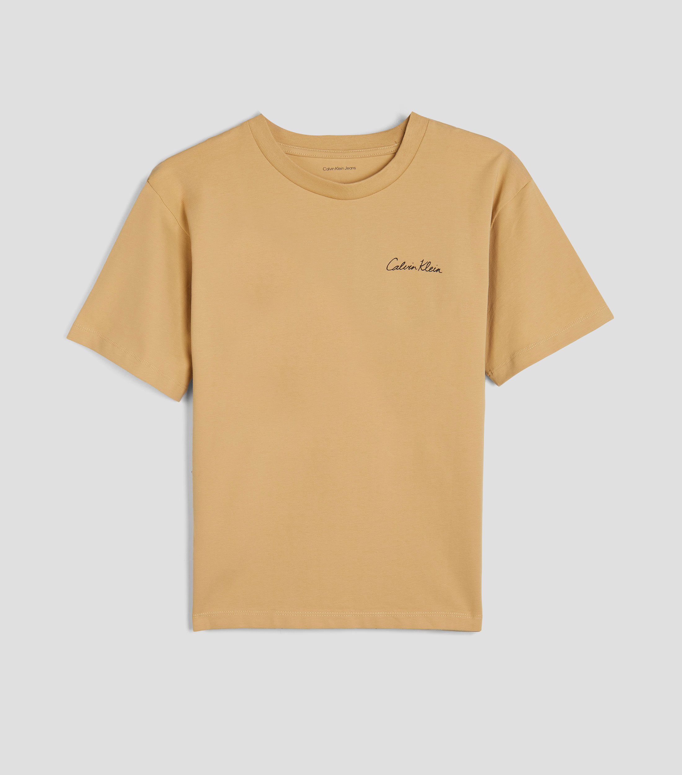 Playera de cuello redondo con manga corta estampada Niño