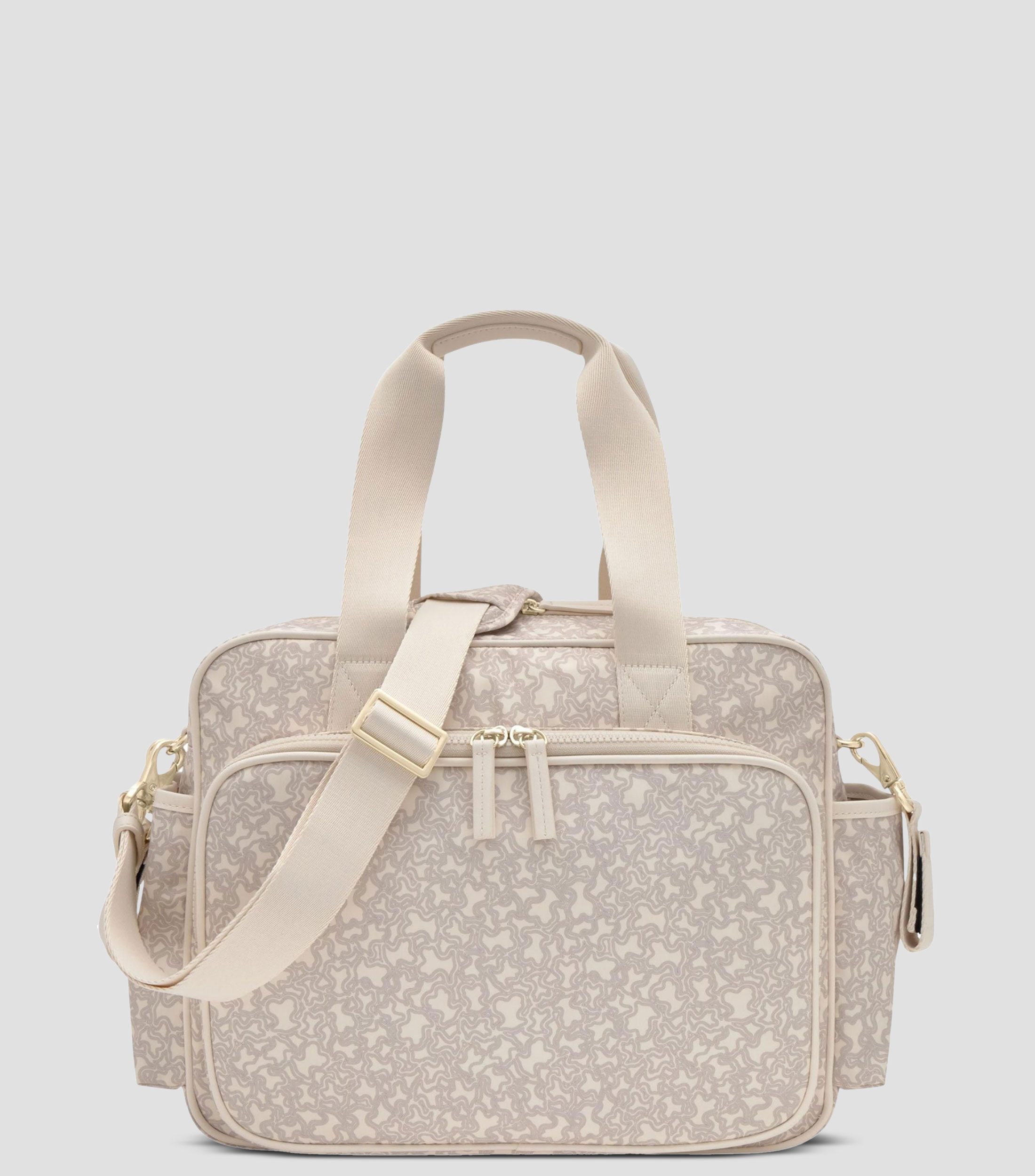 Pañalera tote Kaos Mini Lines Soft estampada