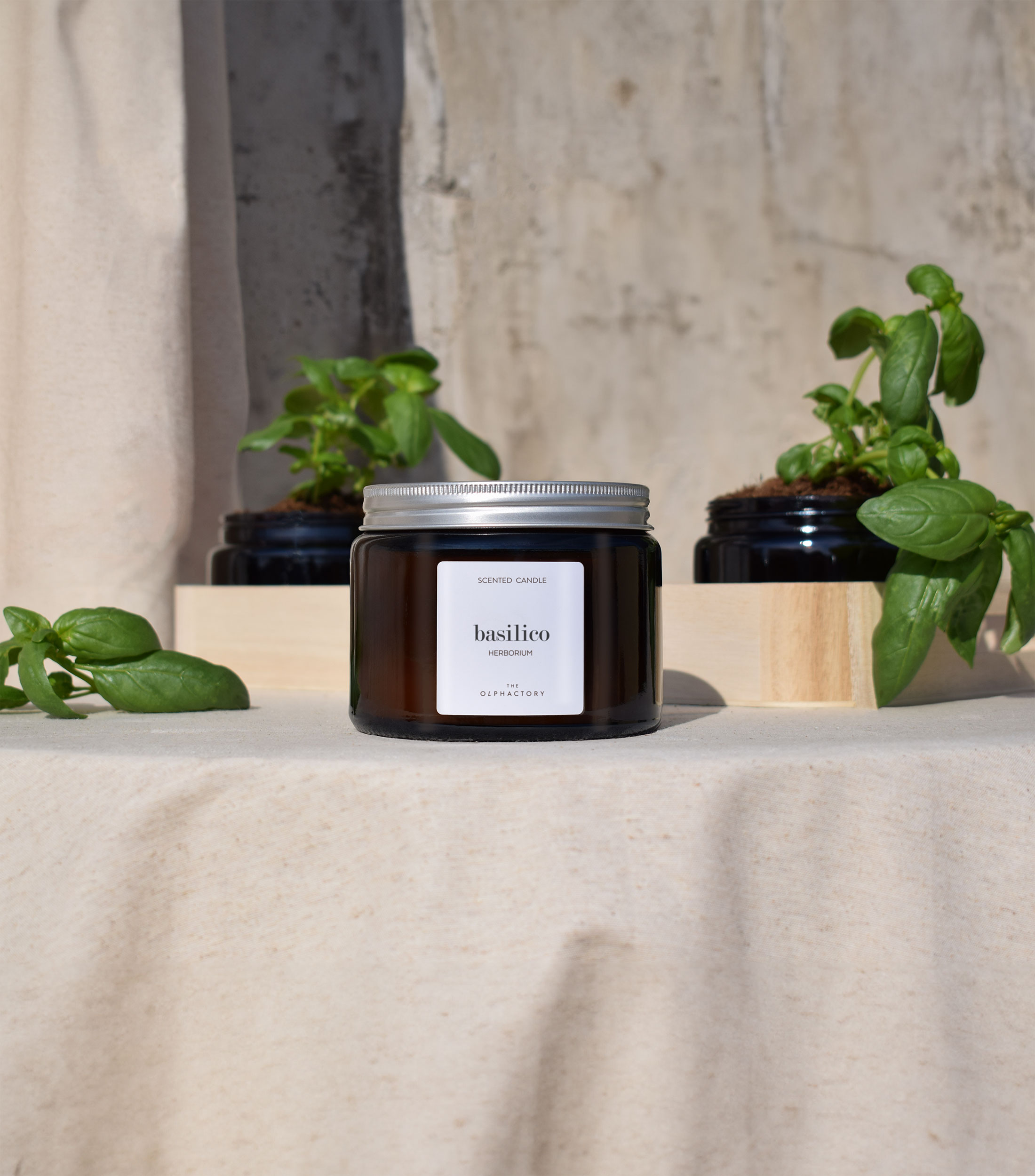 Vela Aromática Basilico