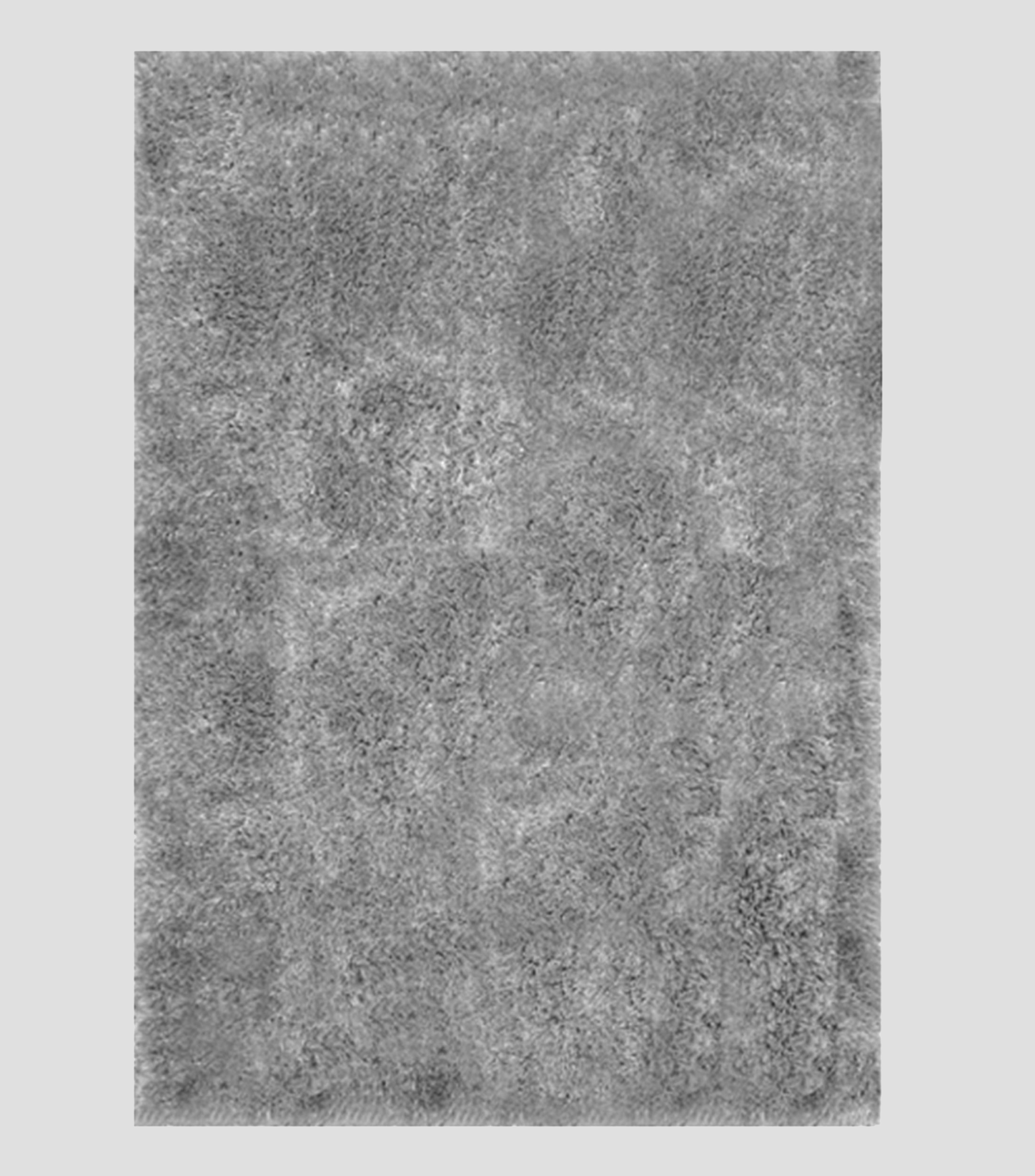 Tapete de Bano Silk Shag Gris