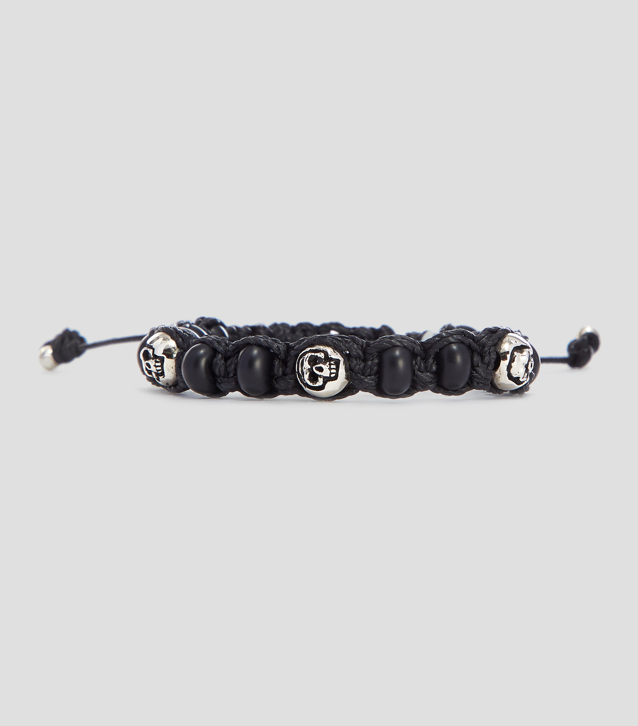 Pulsera en plata Calaveras Hombre