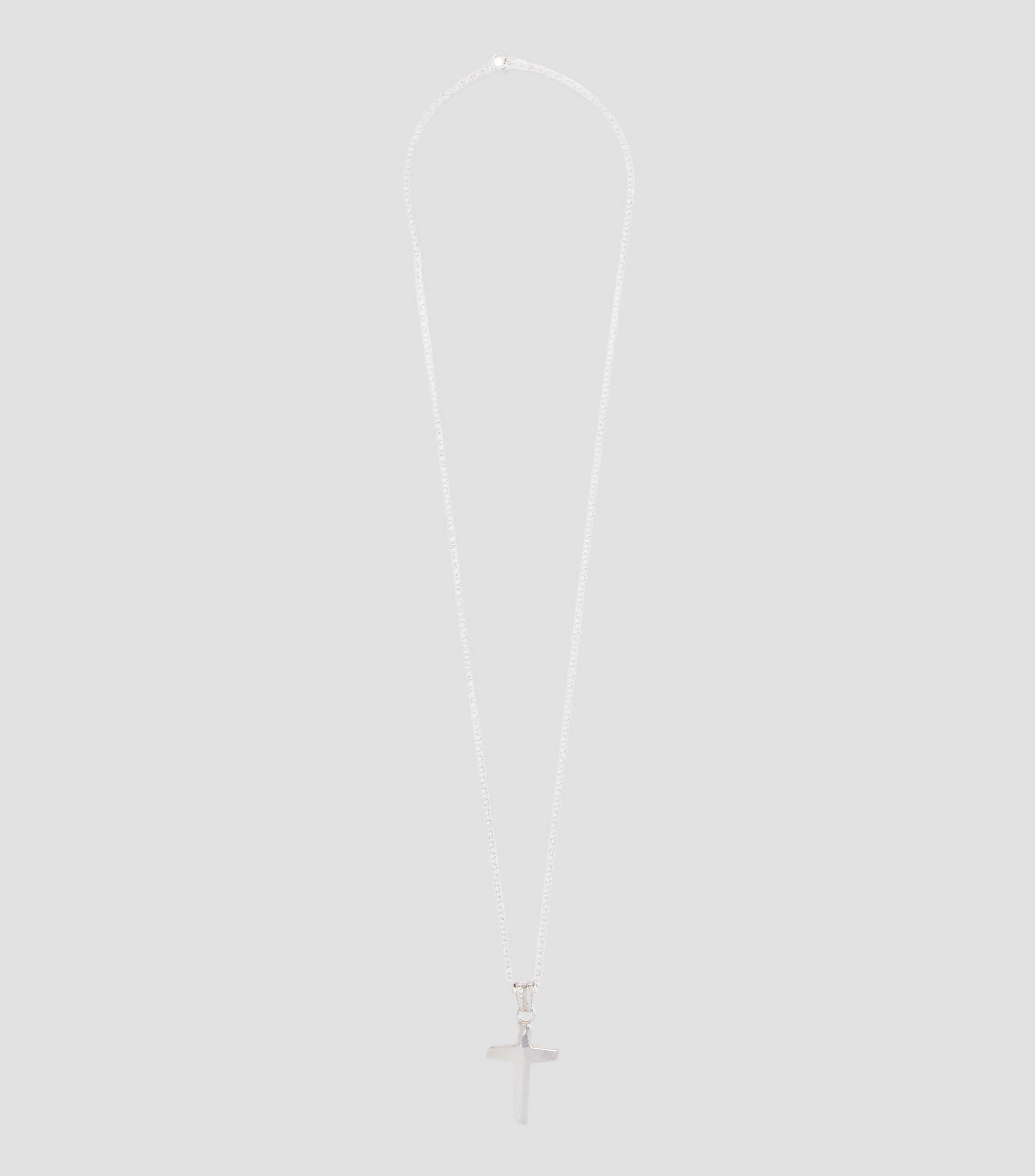 Dije Plain Cross en plata .925 Hombre
