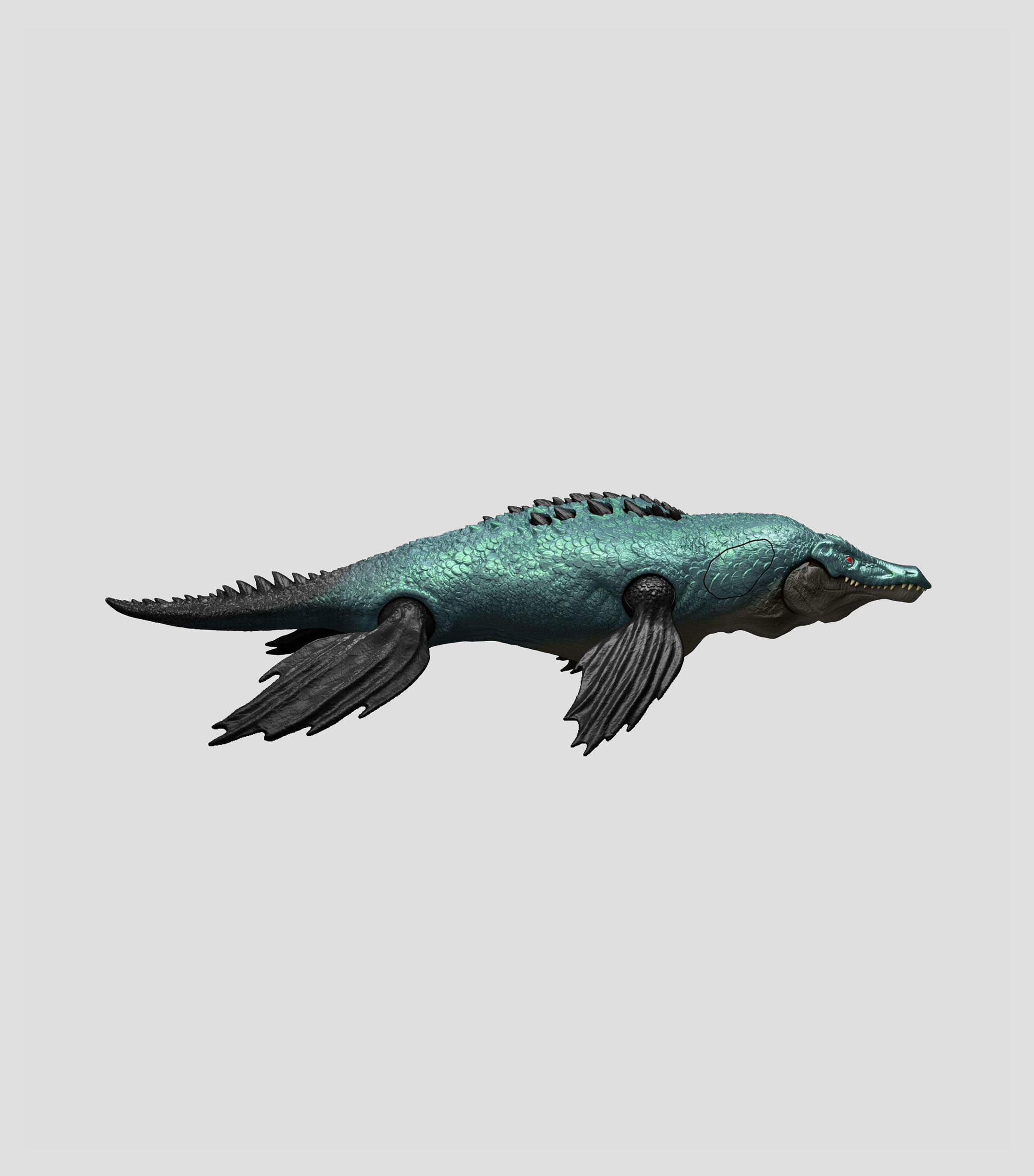 Figuras de Acción Jurassic World Rastreadores Gigantes Liopleurodon