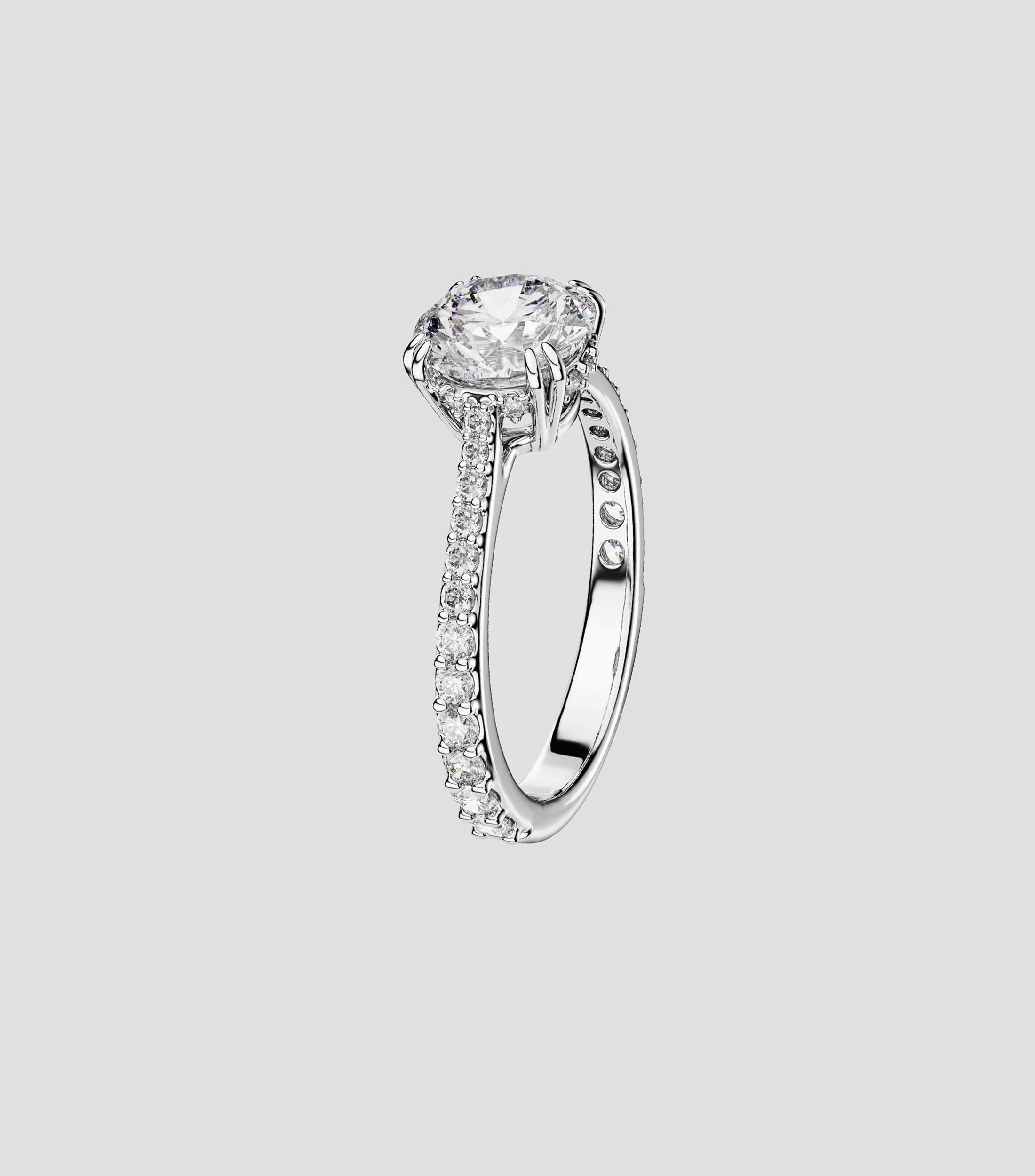 Anillo con cristales Mujer