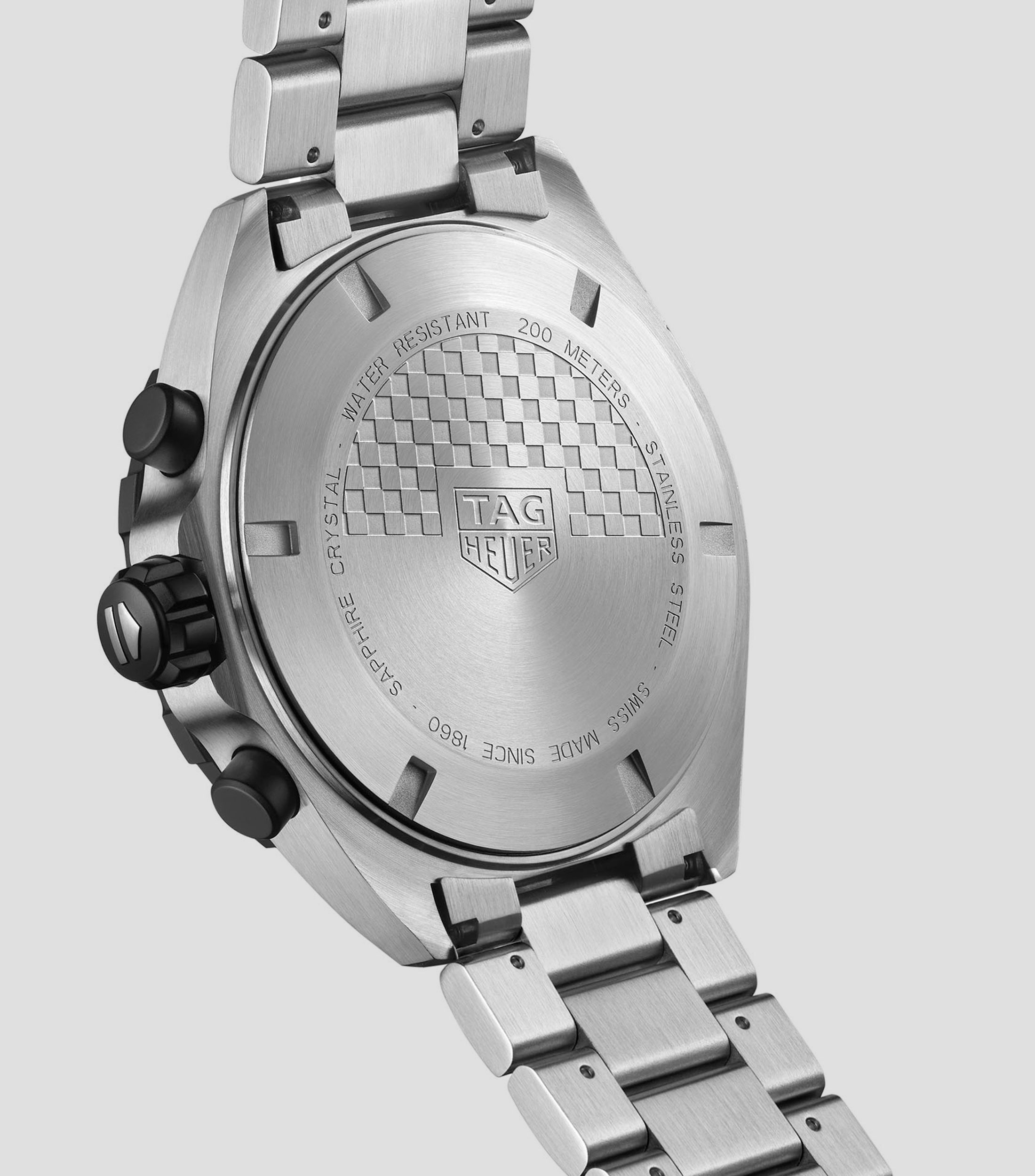 Reloj para Hombre Formula 1 casual plateado/verde