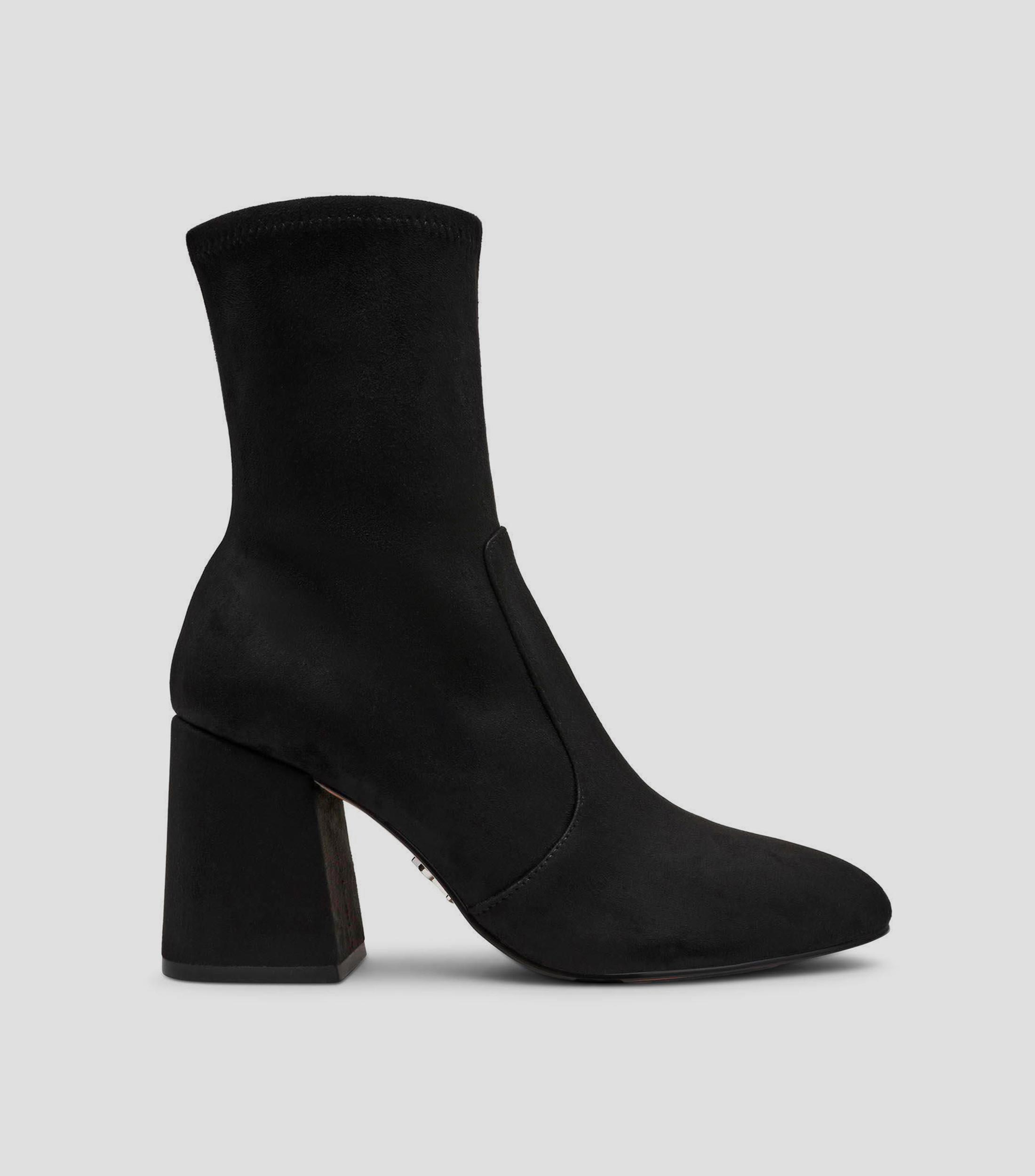 Botines con tacón alto cuadrado Mujer