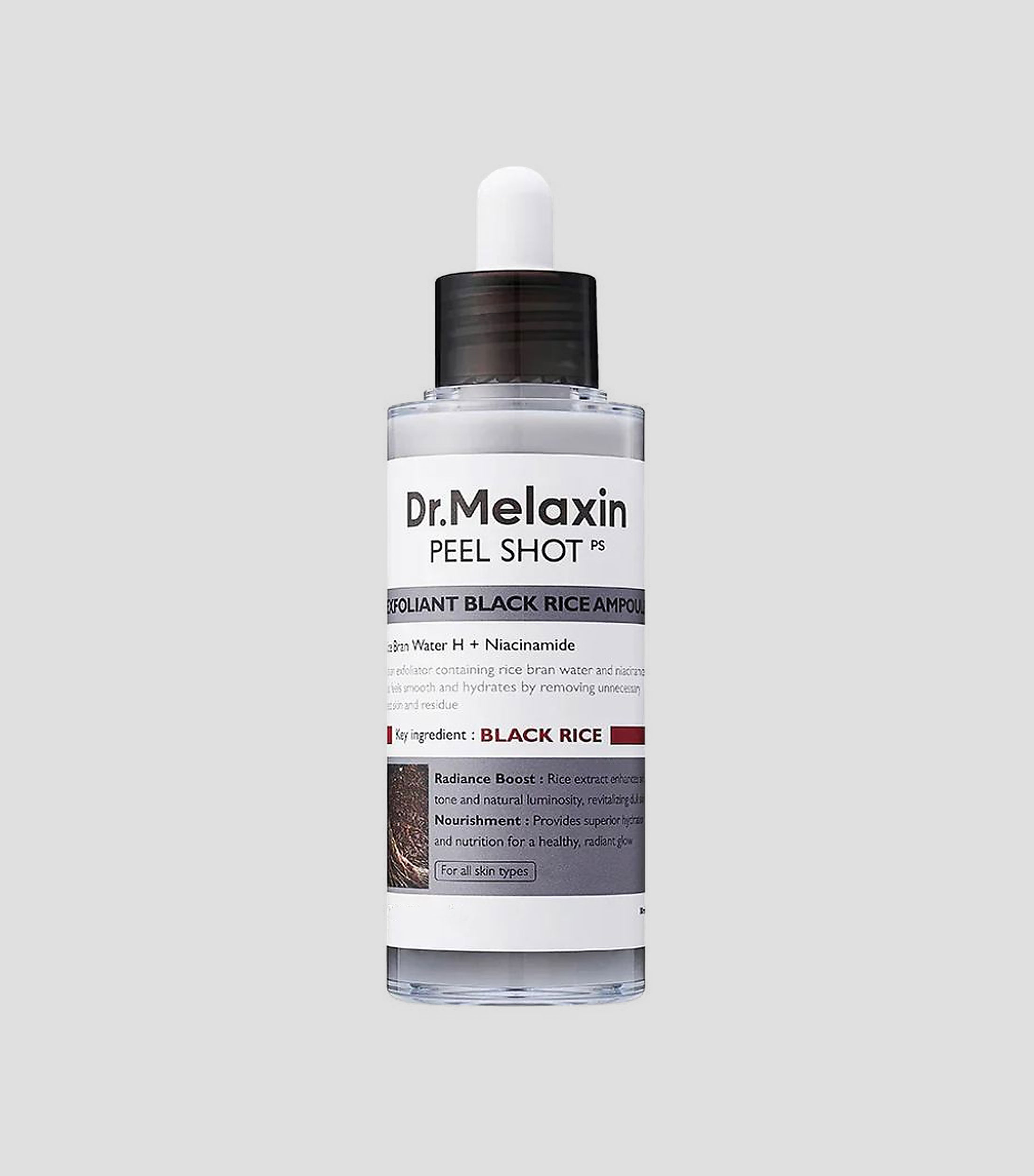 Suero Peel Shoot Exfoliating Blask Rice, 80 ml