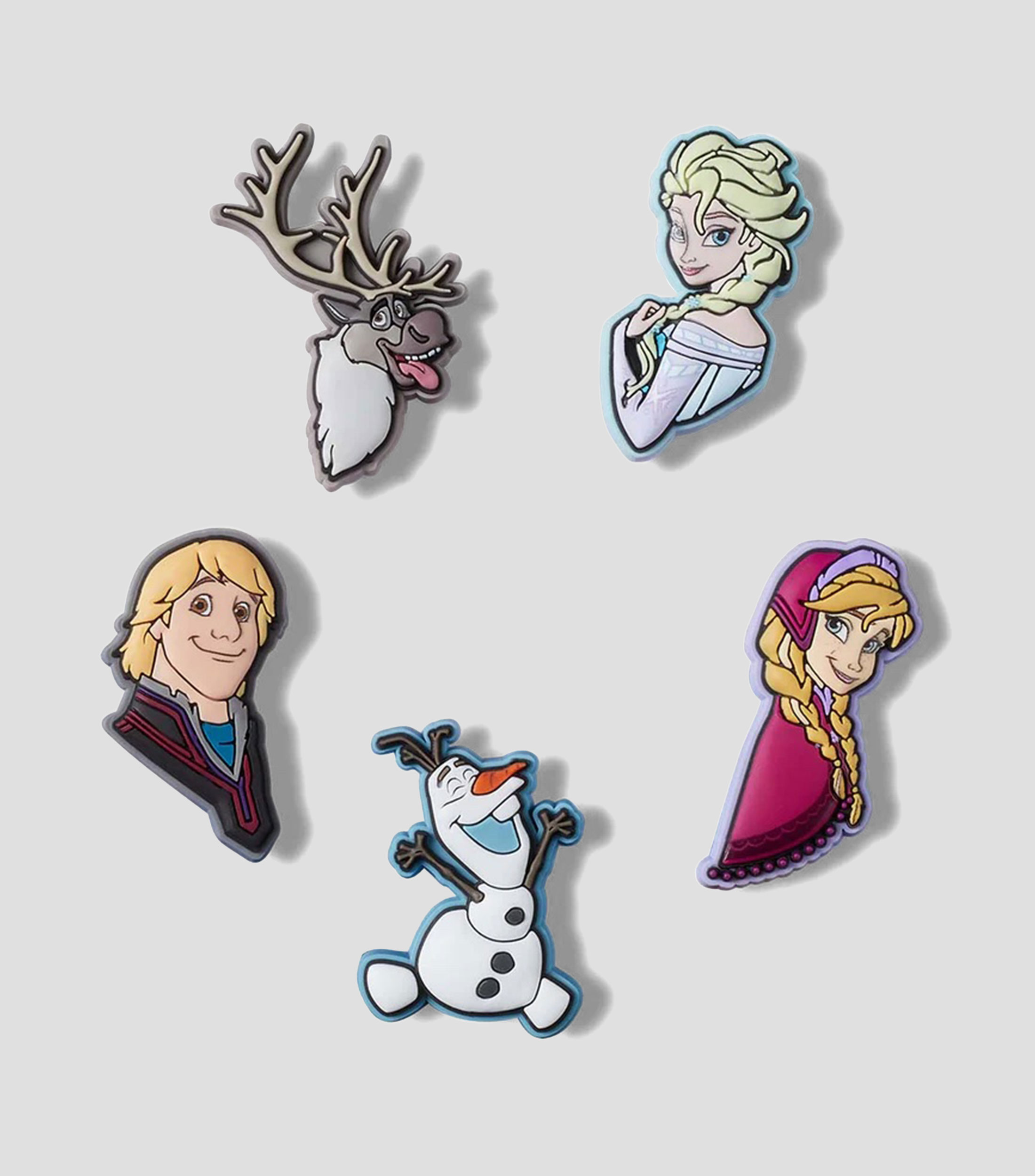 Charms Jibbitz - Frozen, 5 piezas Ninos