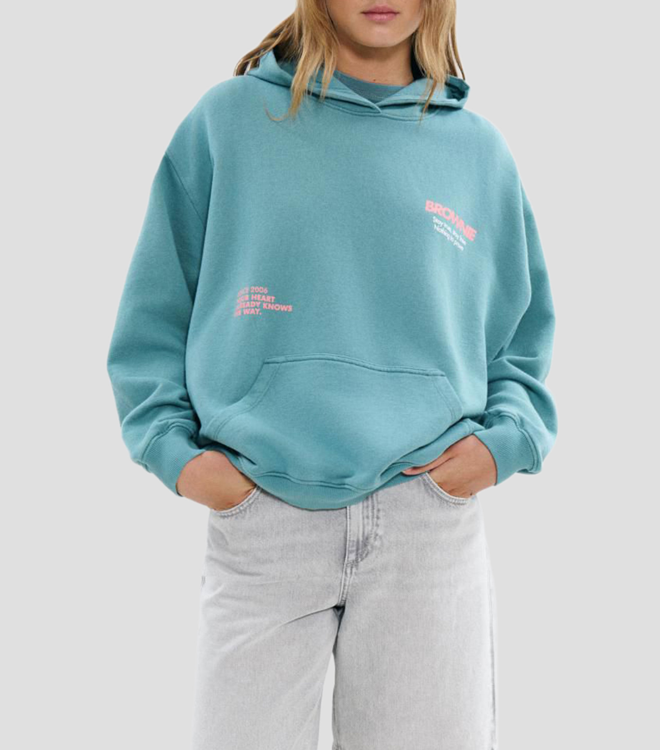 Sudadera canguro con capucha Mujer