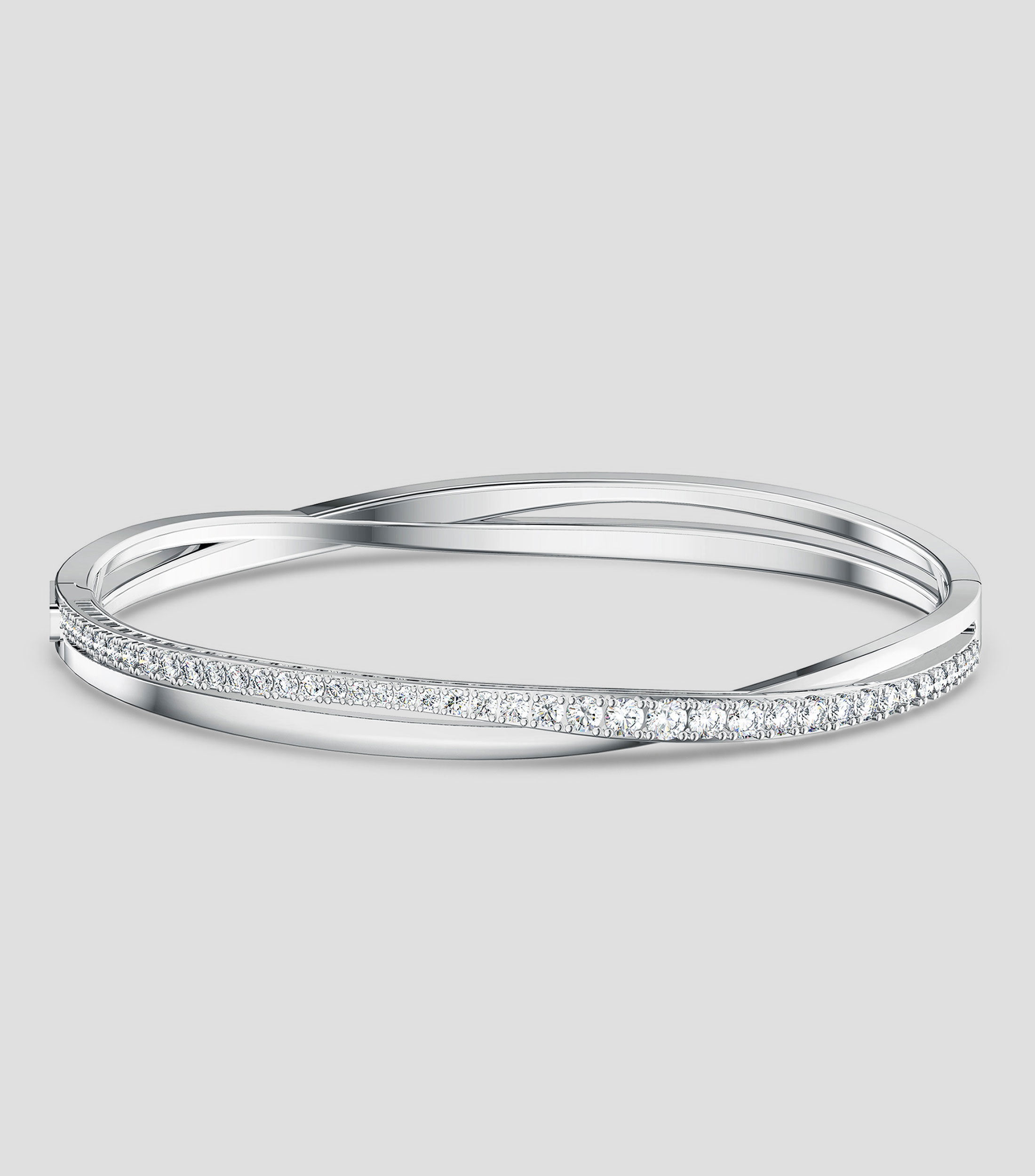 Brazalete con cristales Twist Rows Mujer
