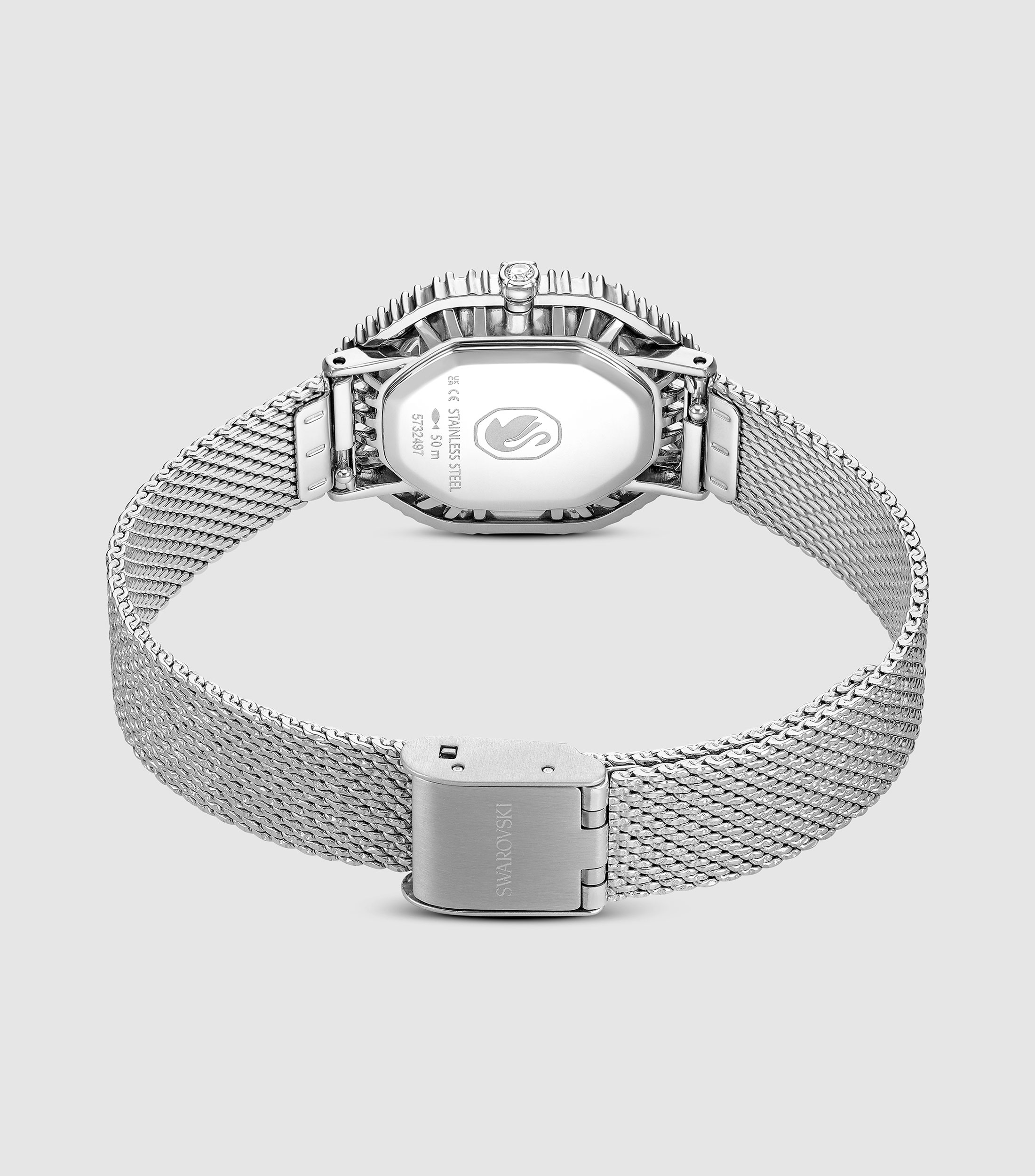Reloj para Mujer Matrix Octagon casual plateado