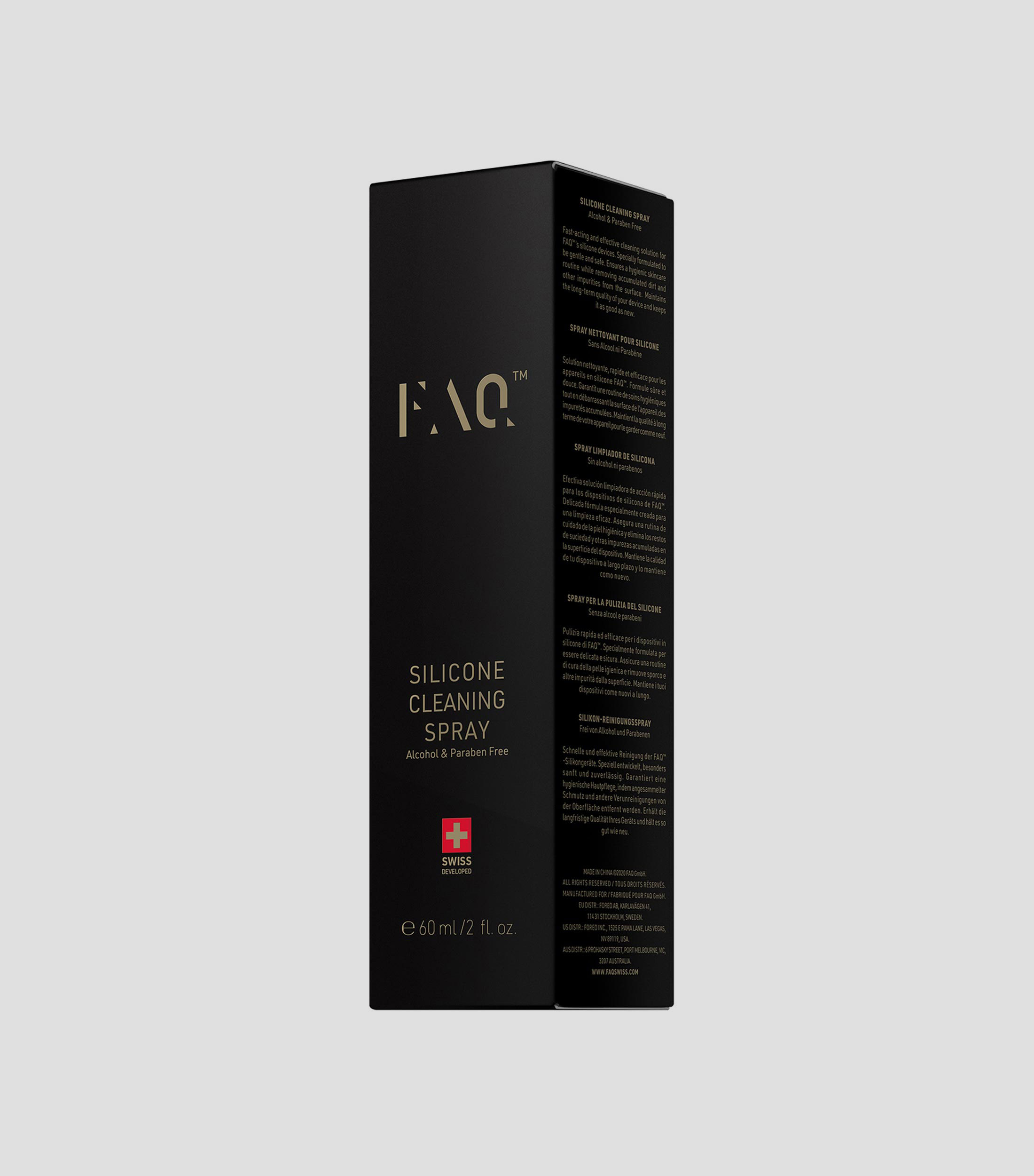 Tratamiento FAQ Facial Spray Limpiador de Silicona, 60 ml