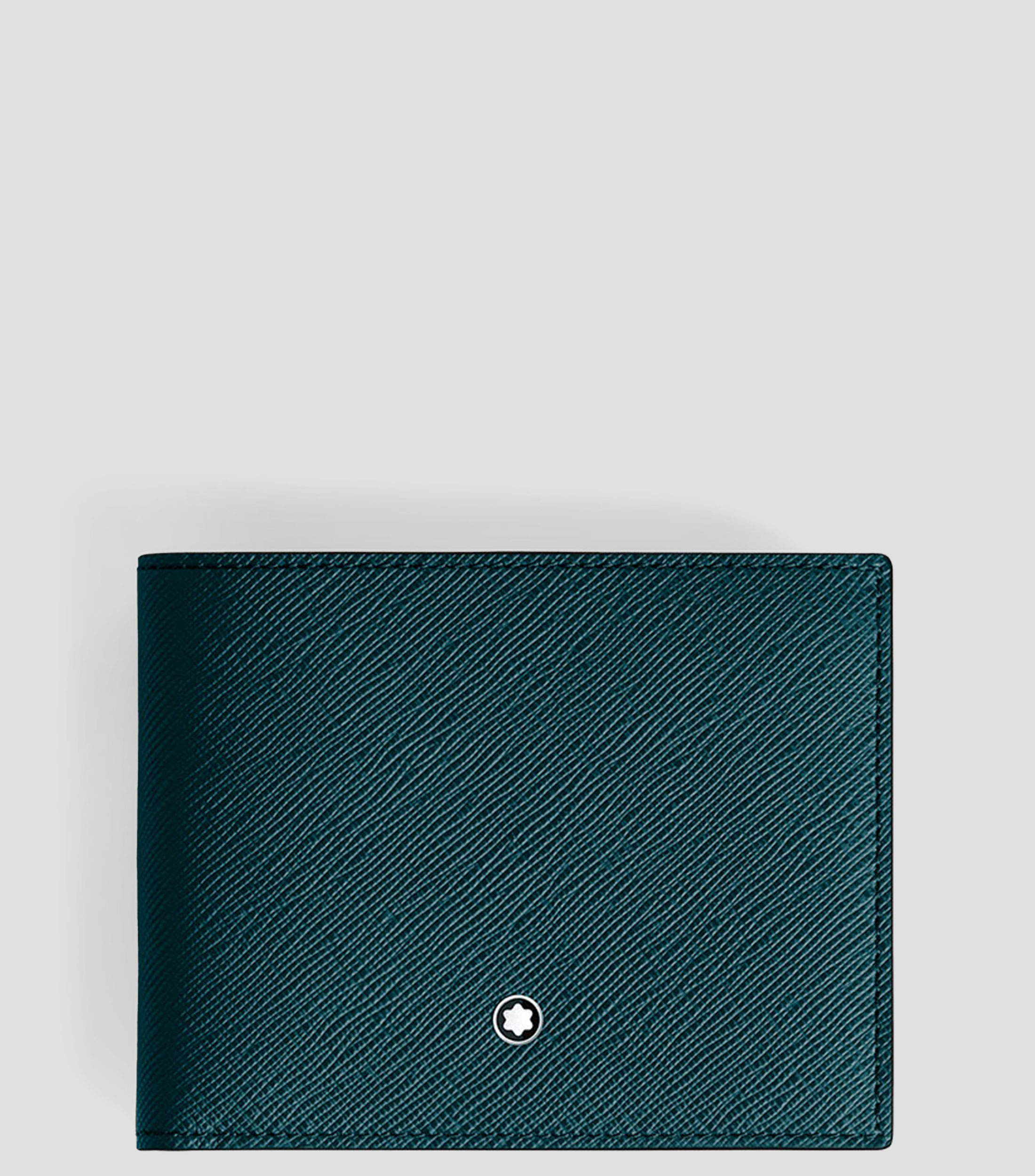 Cartera bifold en piel con logo Unisex