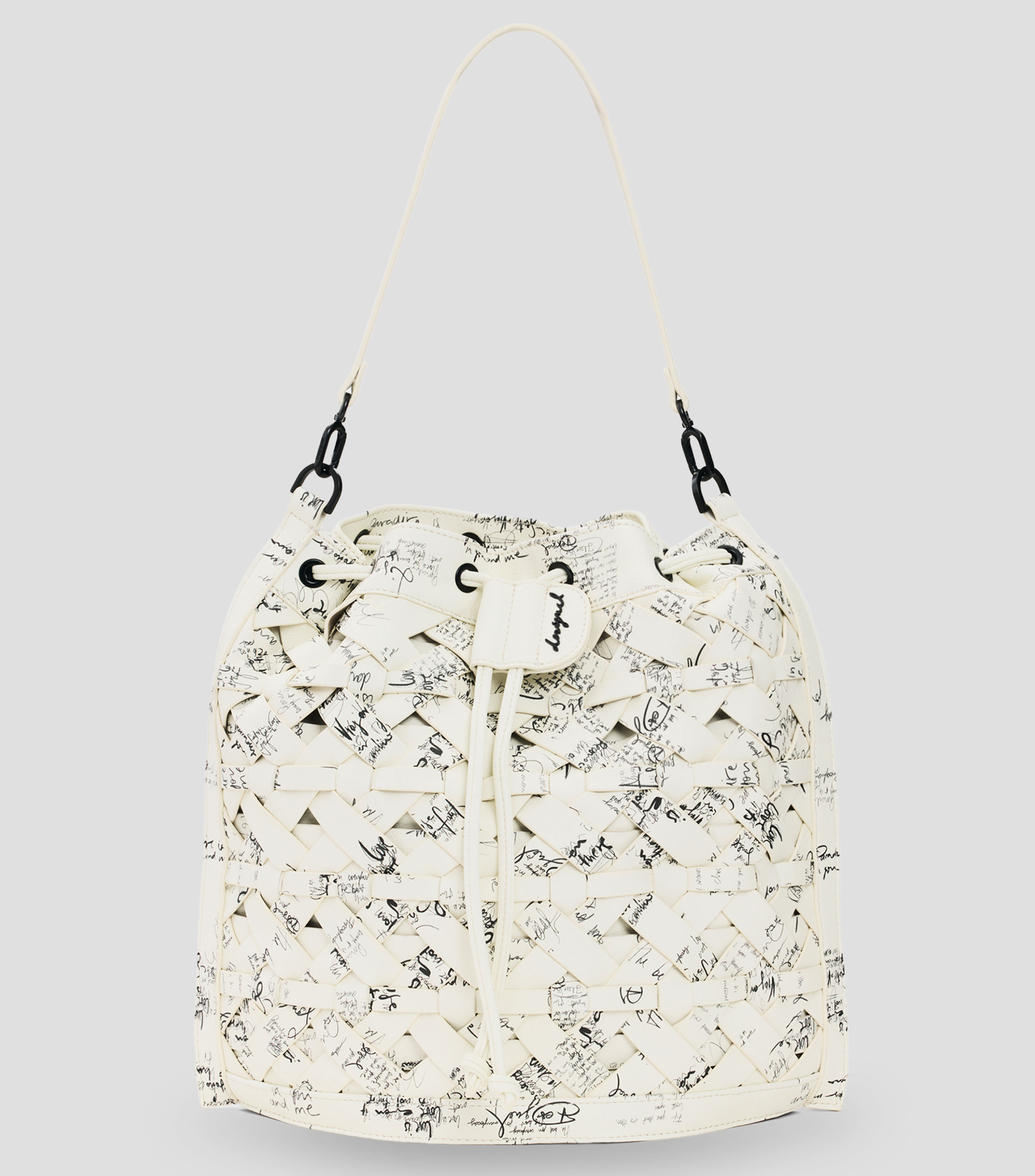 Mochila mediana lettering Mujer