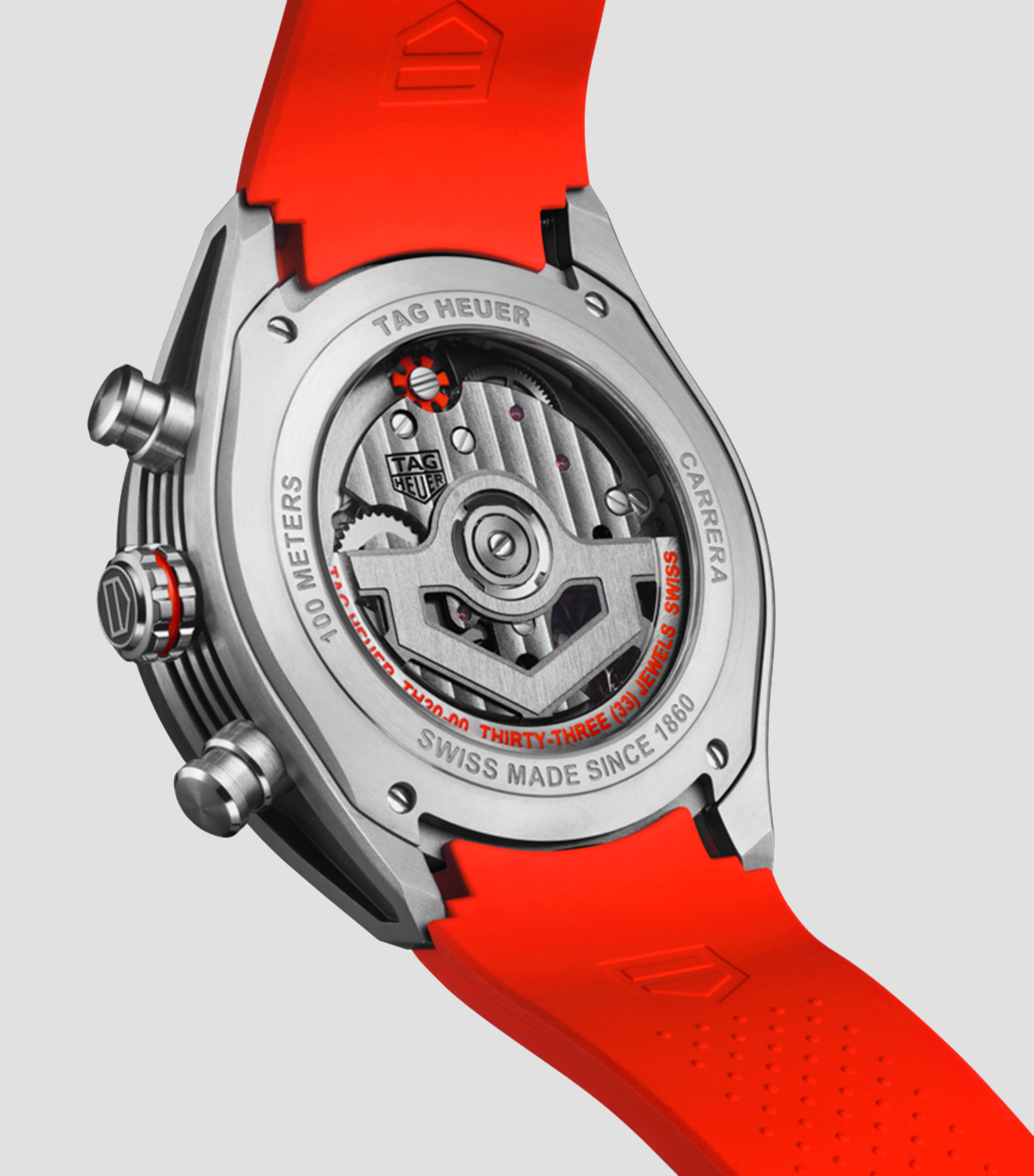 Reloj para hombre Carrera Chronograph Extreme Sport casual gris