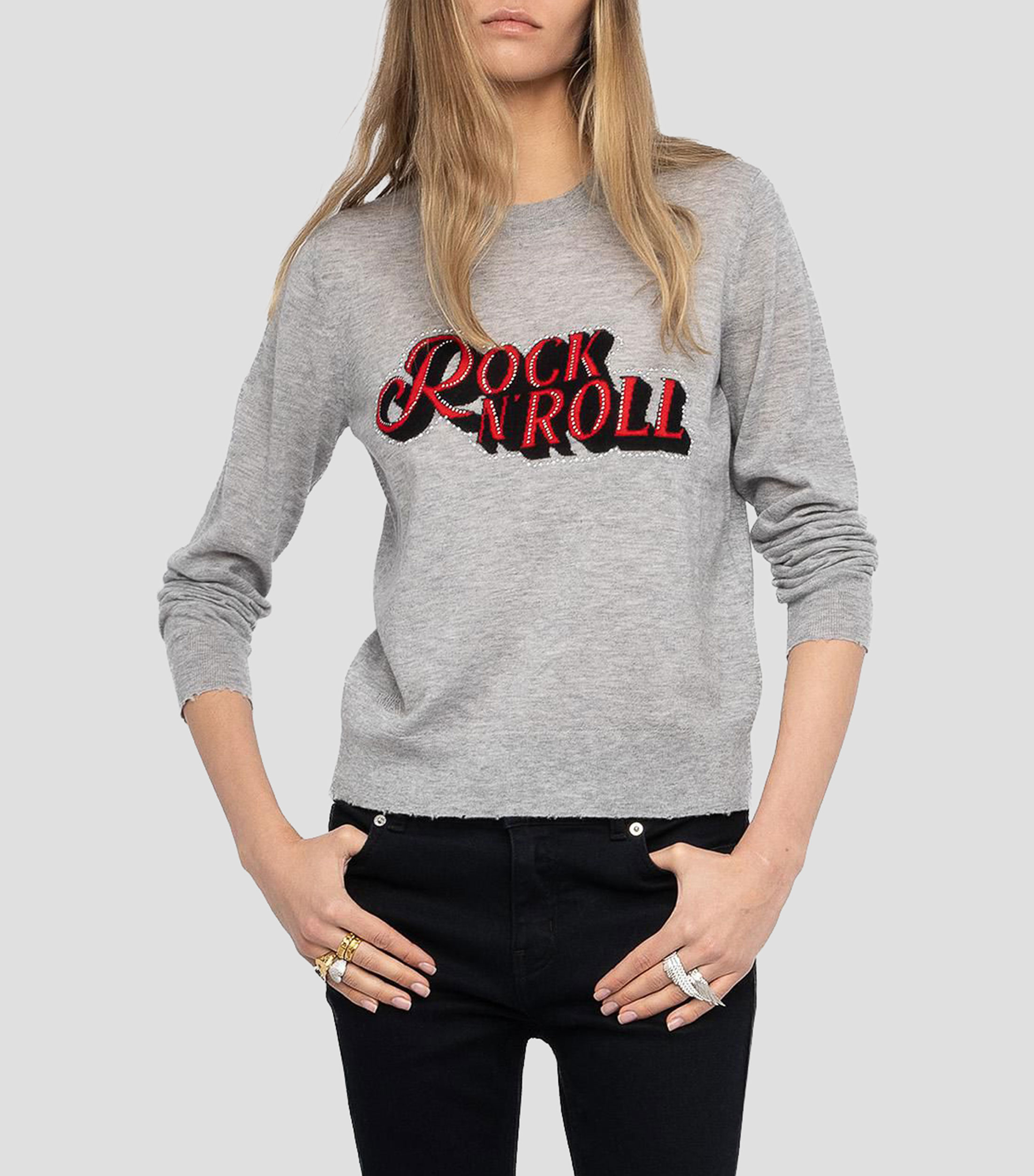 Suéter cuello redondo Mujer