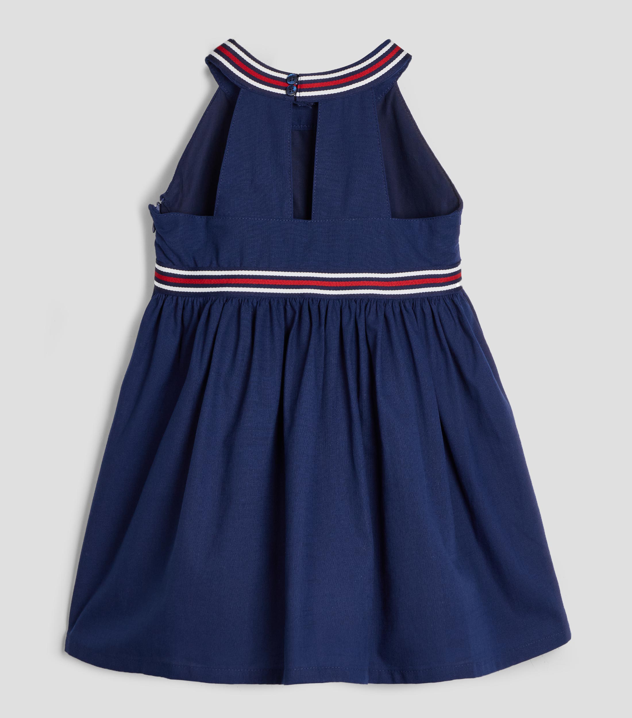 Vestido sin mangas diseño liso Niña