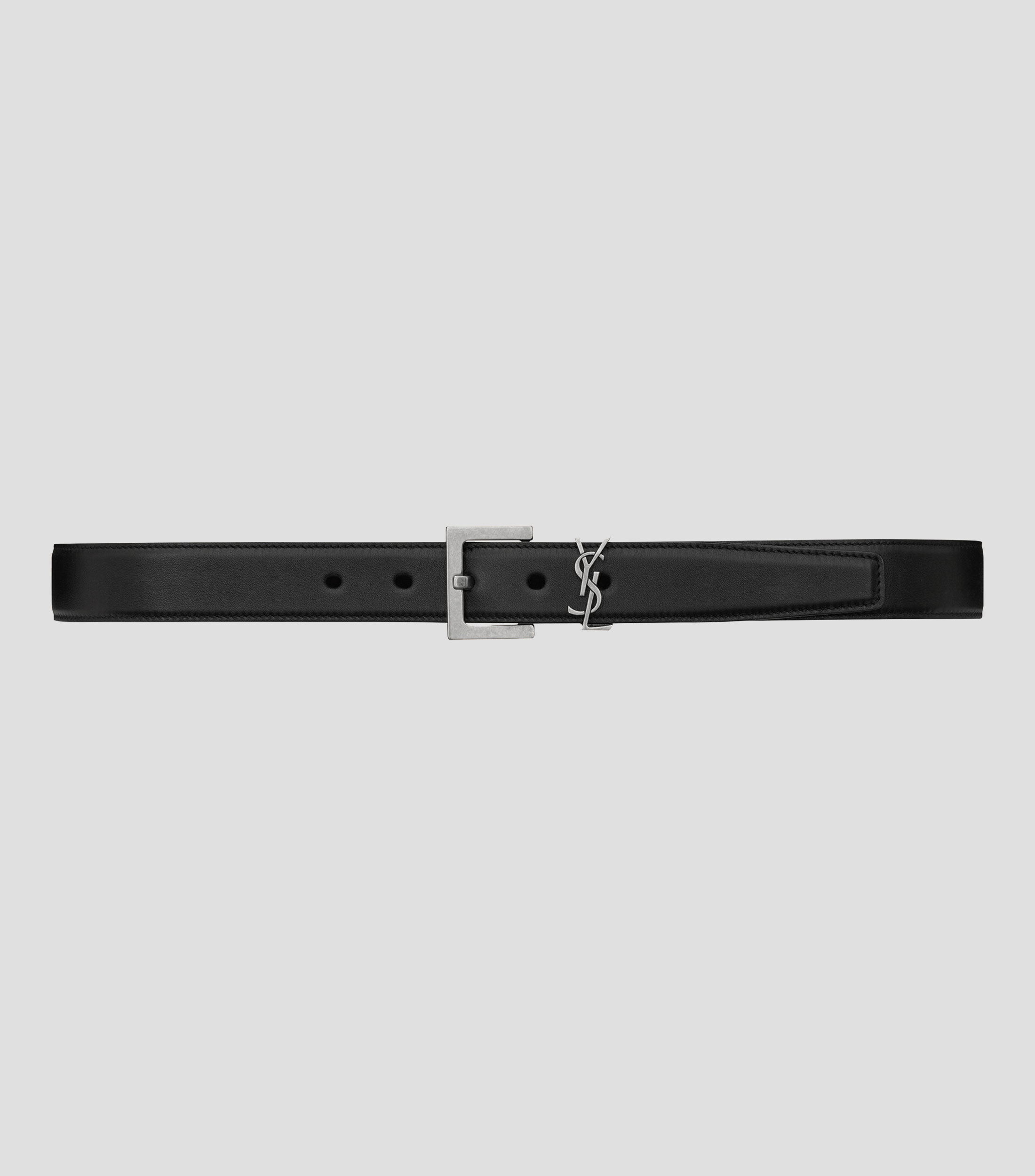Cinturón en piel negro Cassandre Unisex