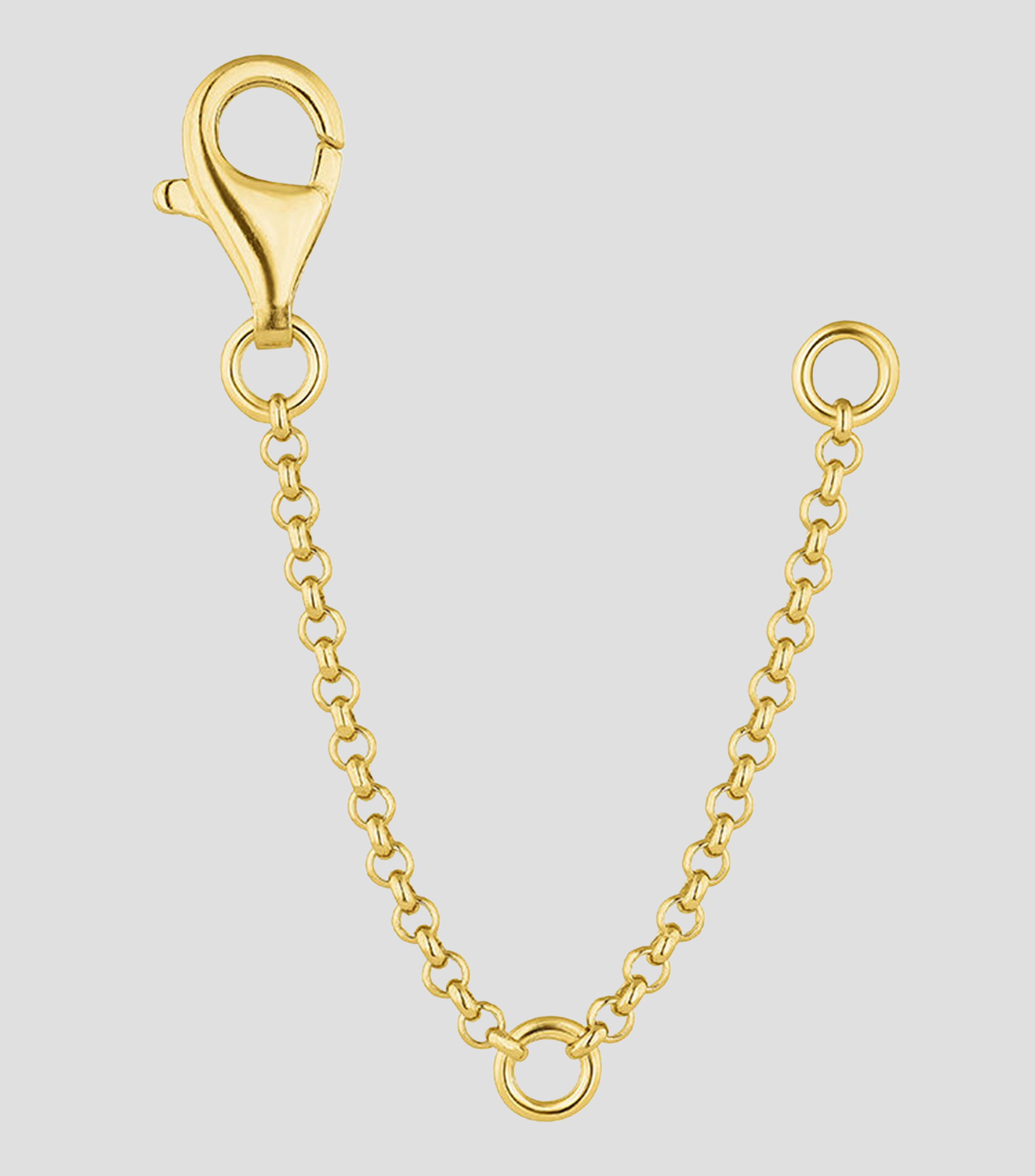 Cadena Alargadora en oro amarillo 9 Kts Mujer