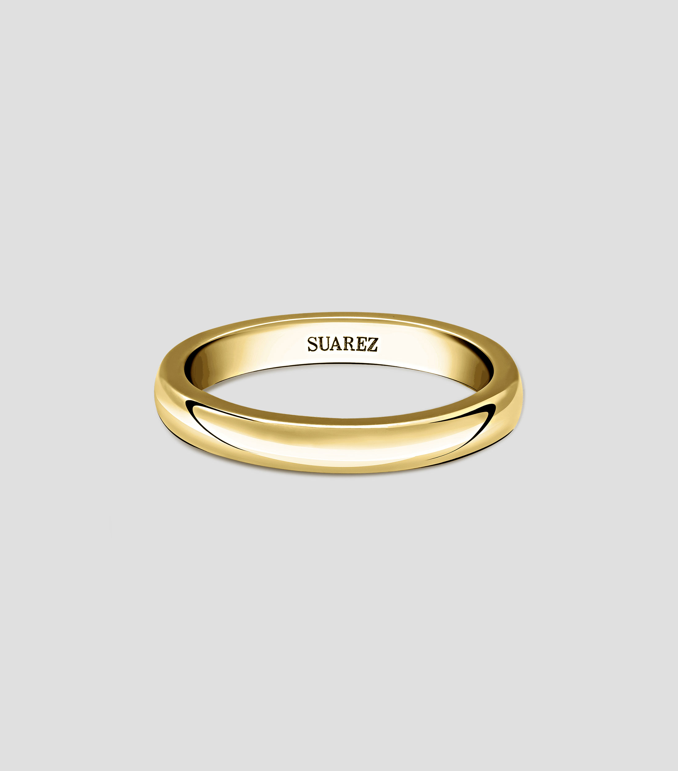Anillo de Compromiso en oro amarillo de 18 Kts Unisex