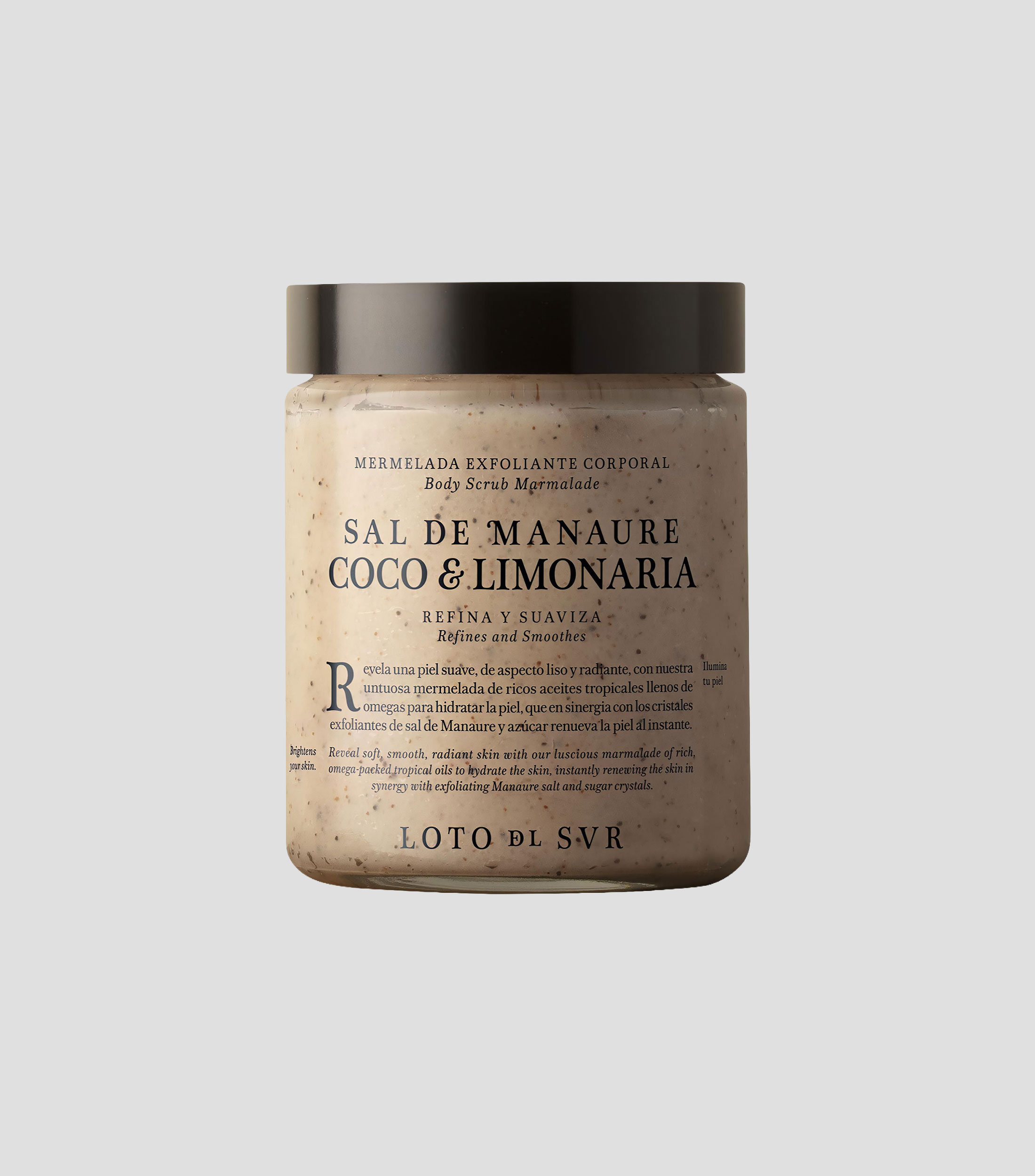 Mermelada Exfoliante Corporal Sal De Manaure, Coco & Limonaria, 230 ml