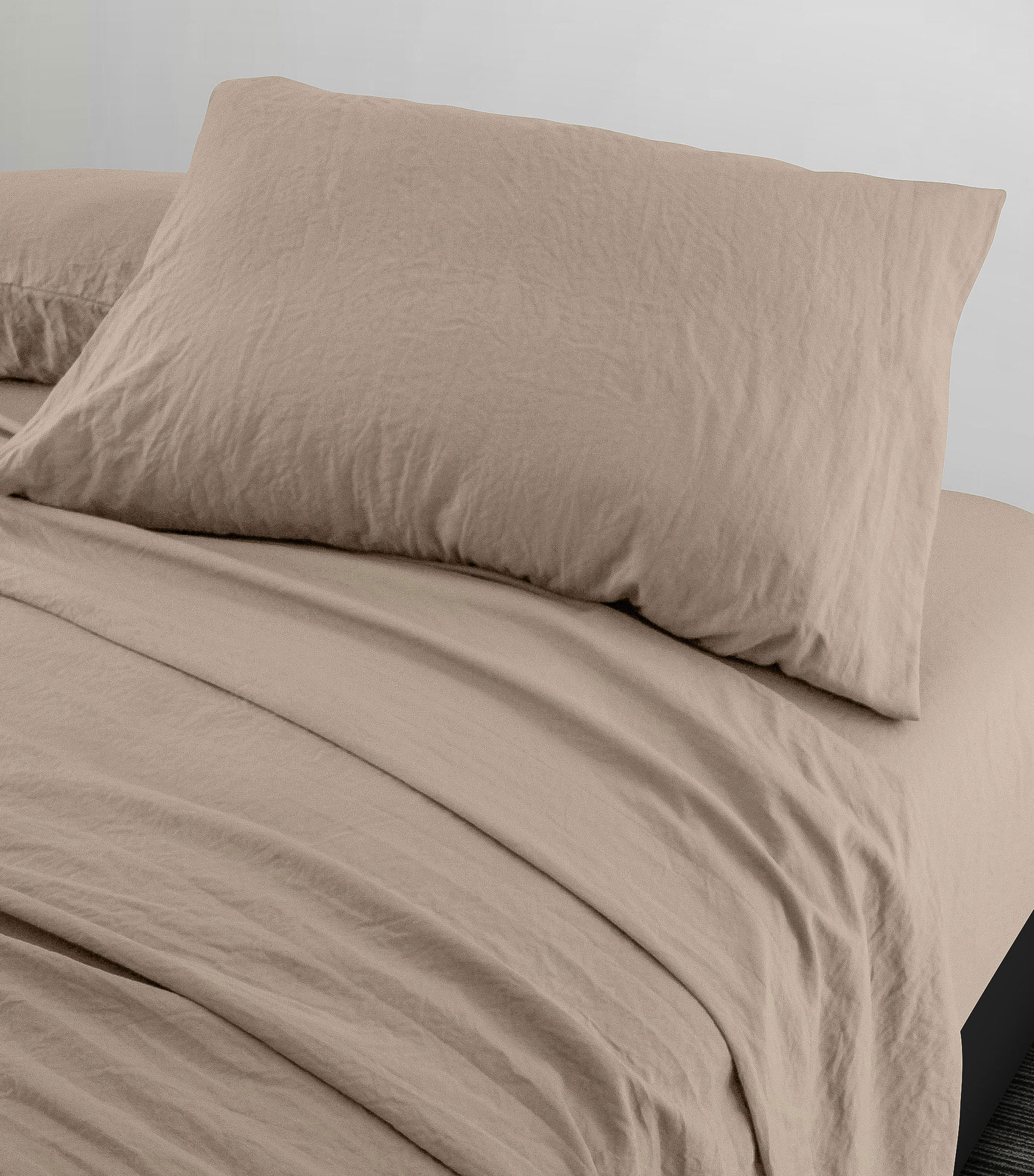 Juego de sábanas Queen Size Linette Moka