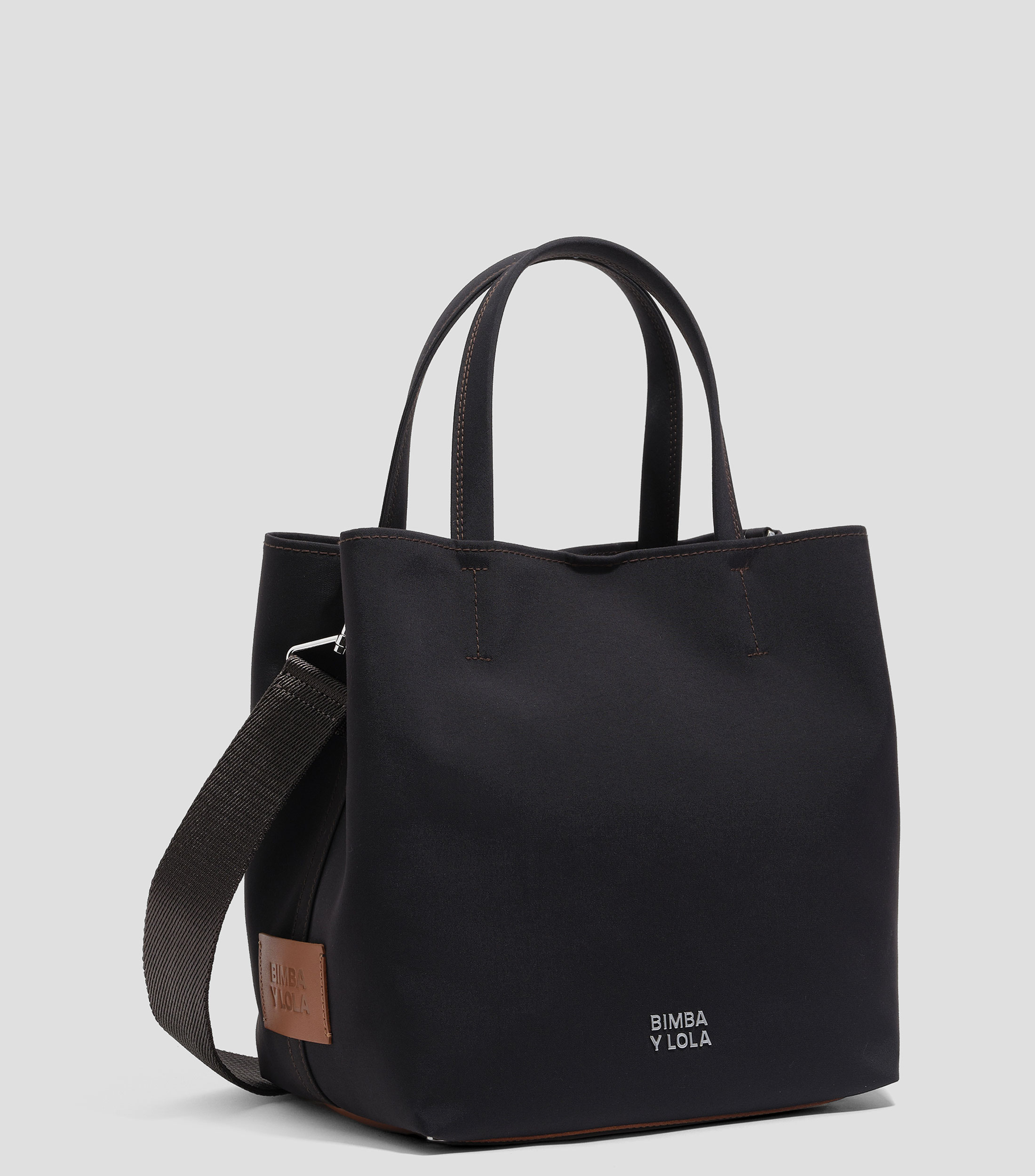 Bolsa Chihuahua grande gabardina antracita Mujer