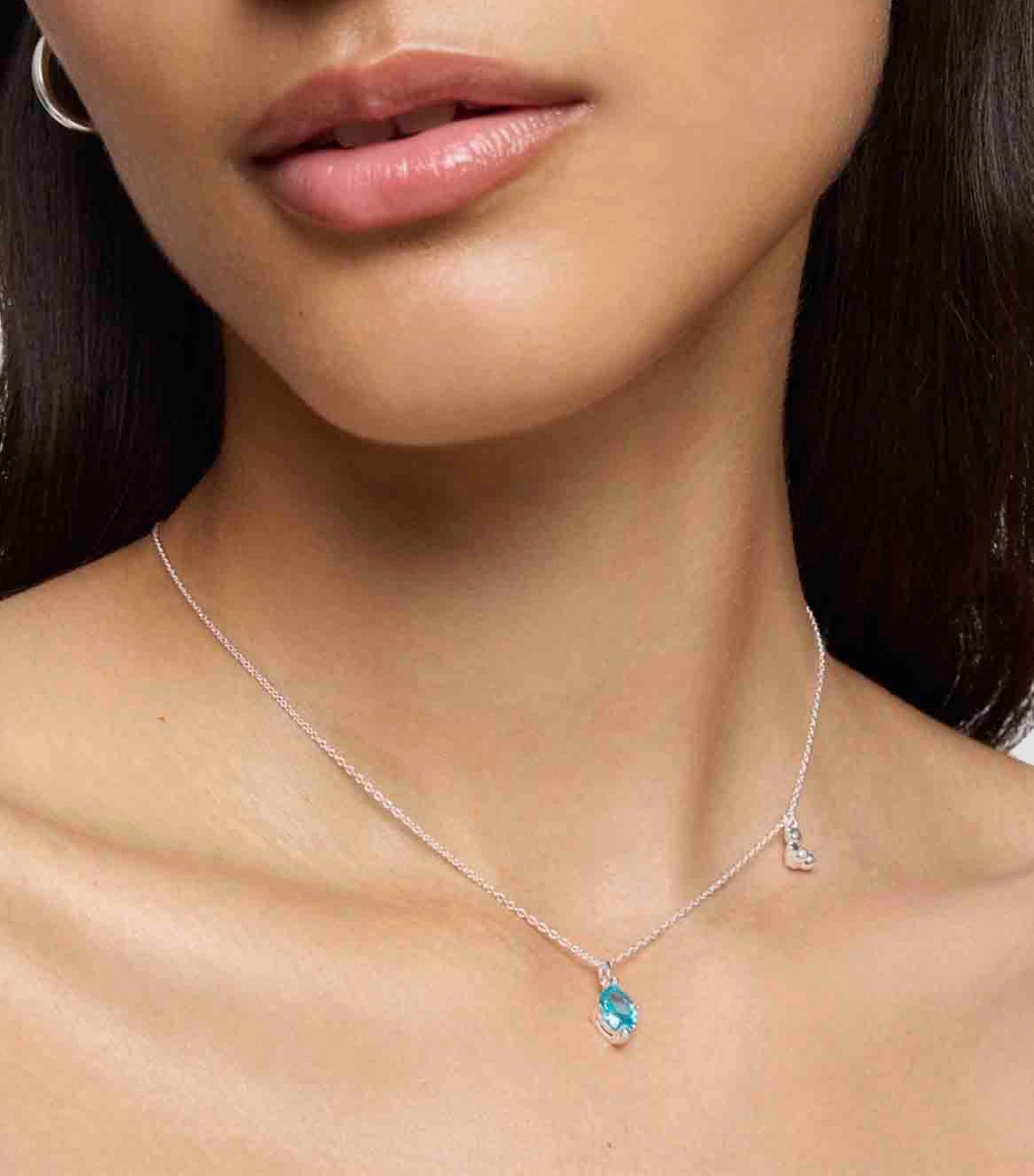 Collar en Plata Bold Bear Mujer