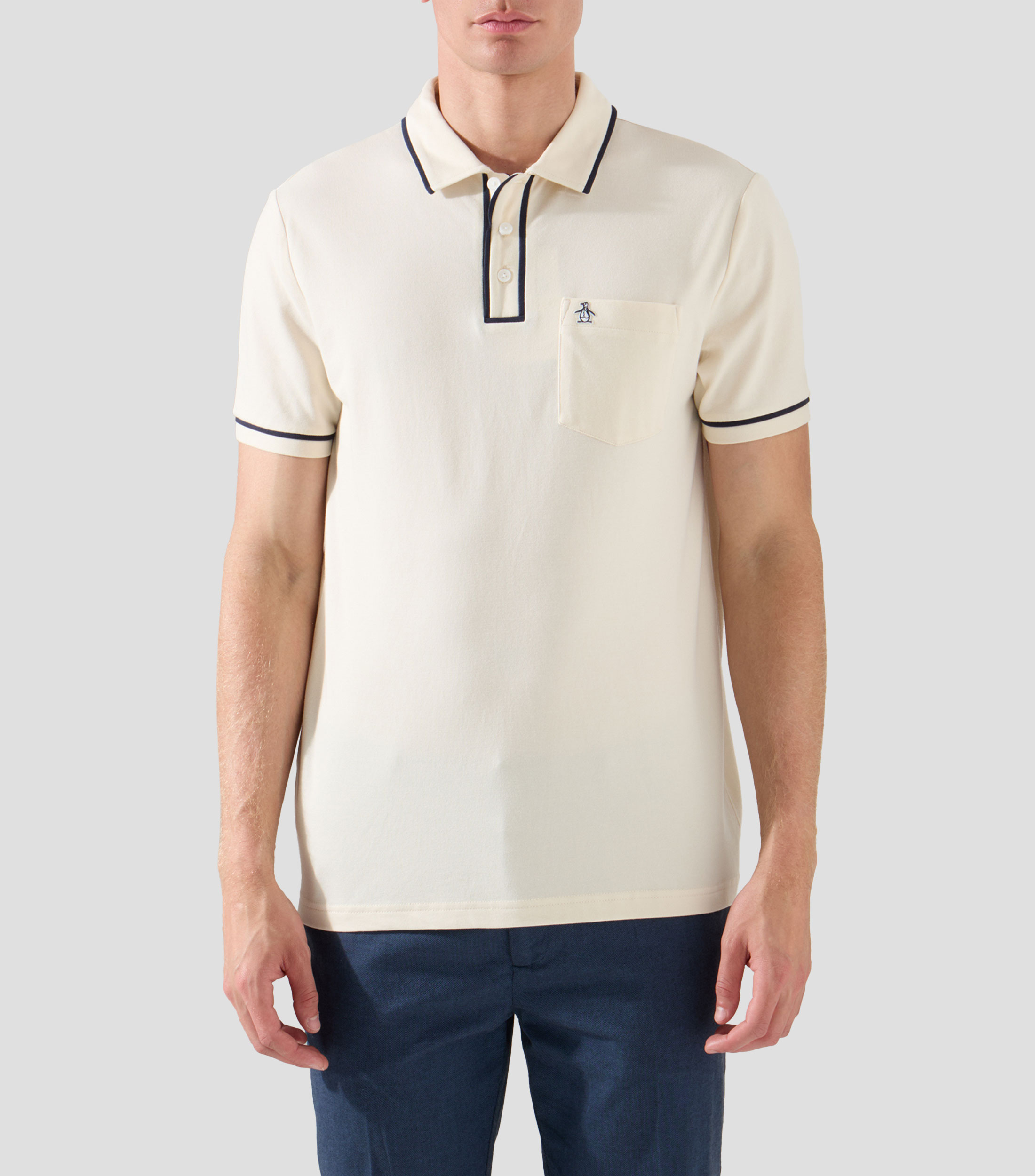 Playera Tipo Polo Manga Corta Hombre