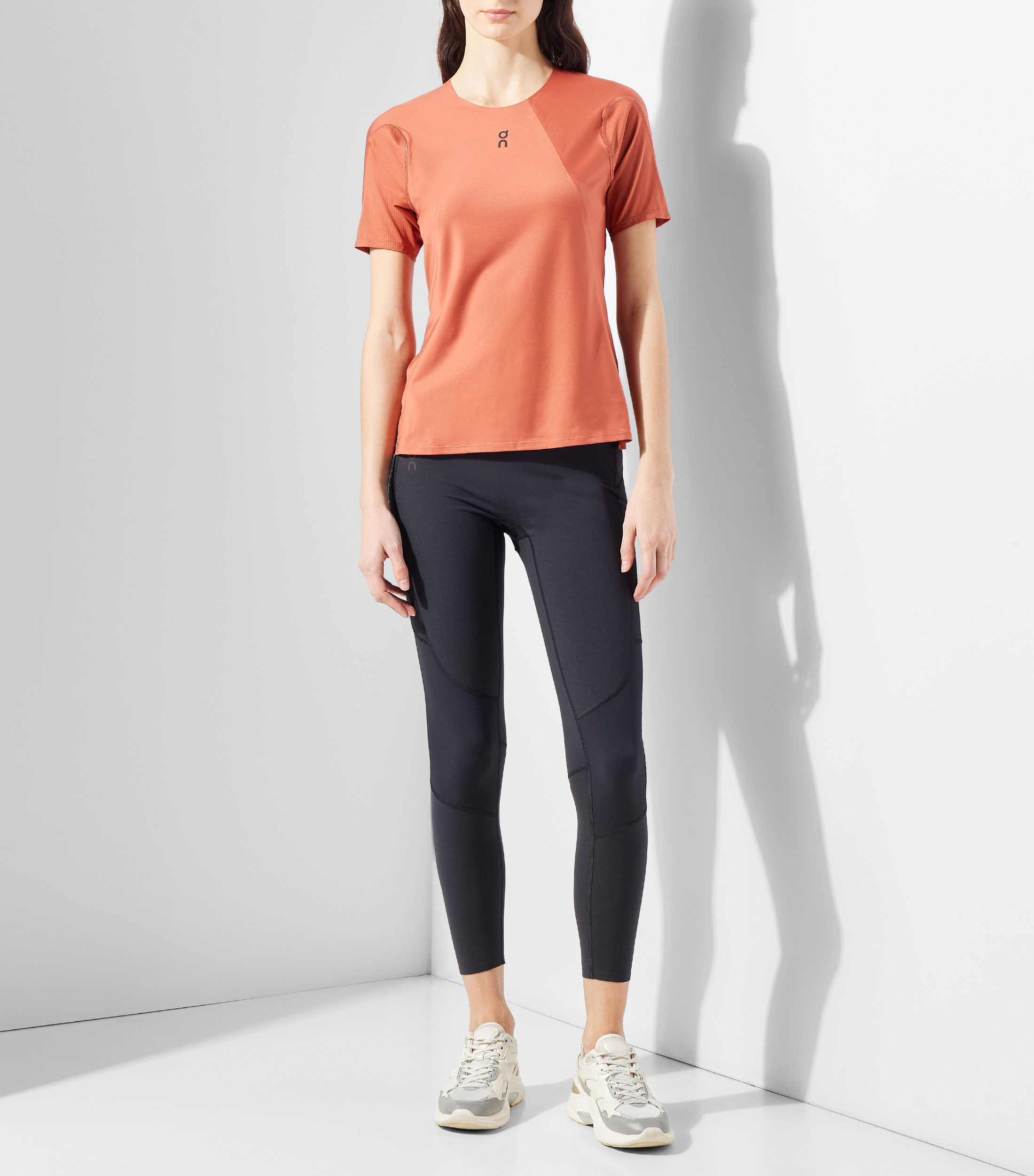 Playera para correr lisa Mujer