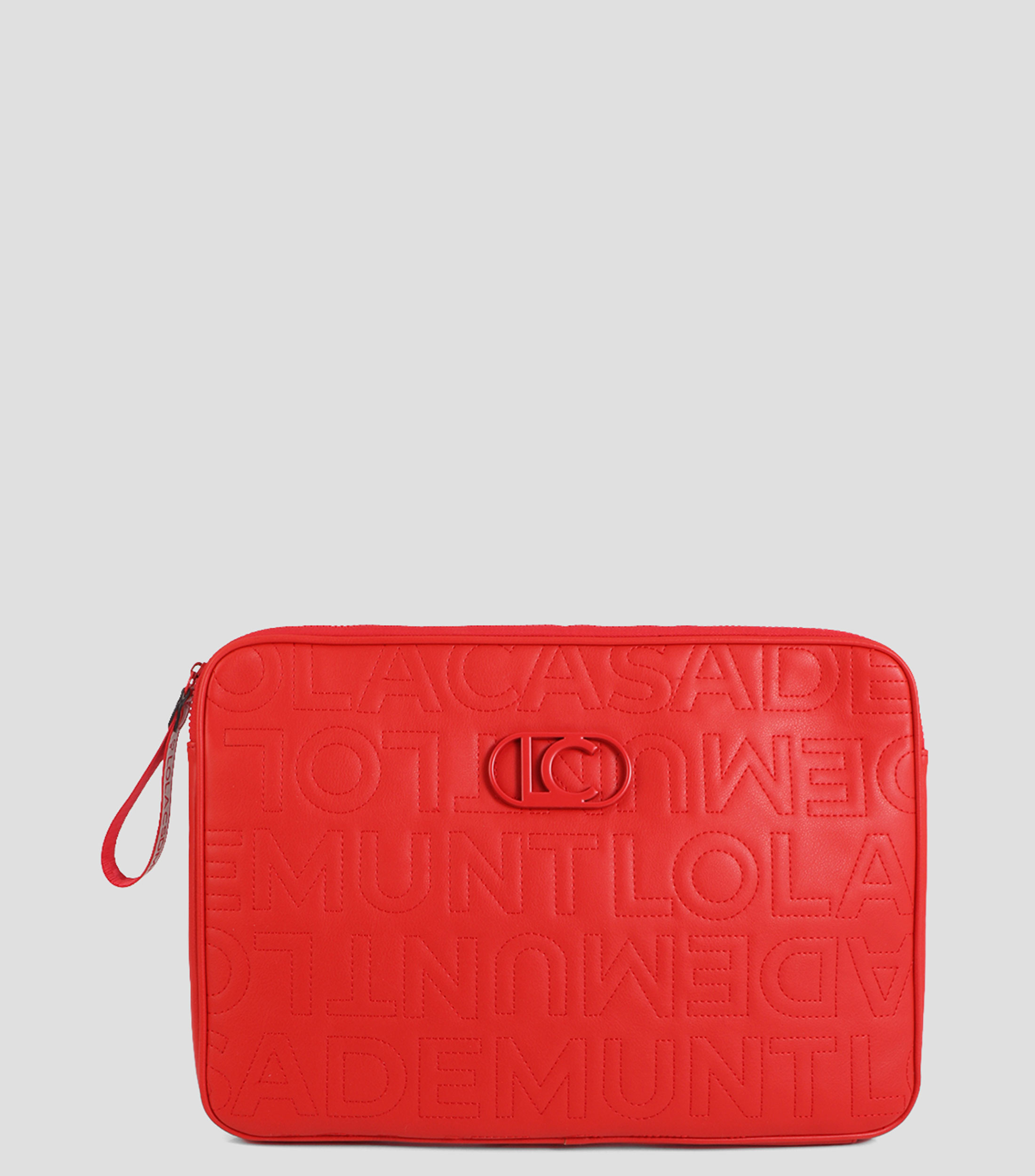 Porta laptop lisa con nombre de la marca Unisex