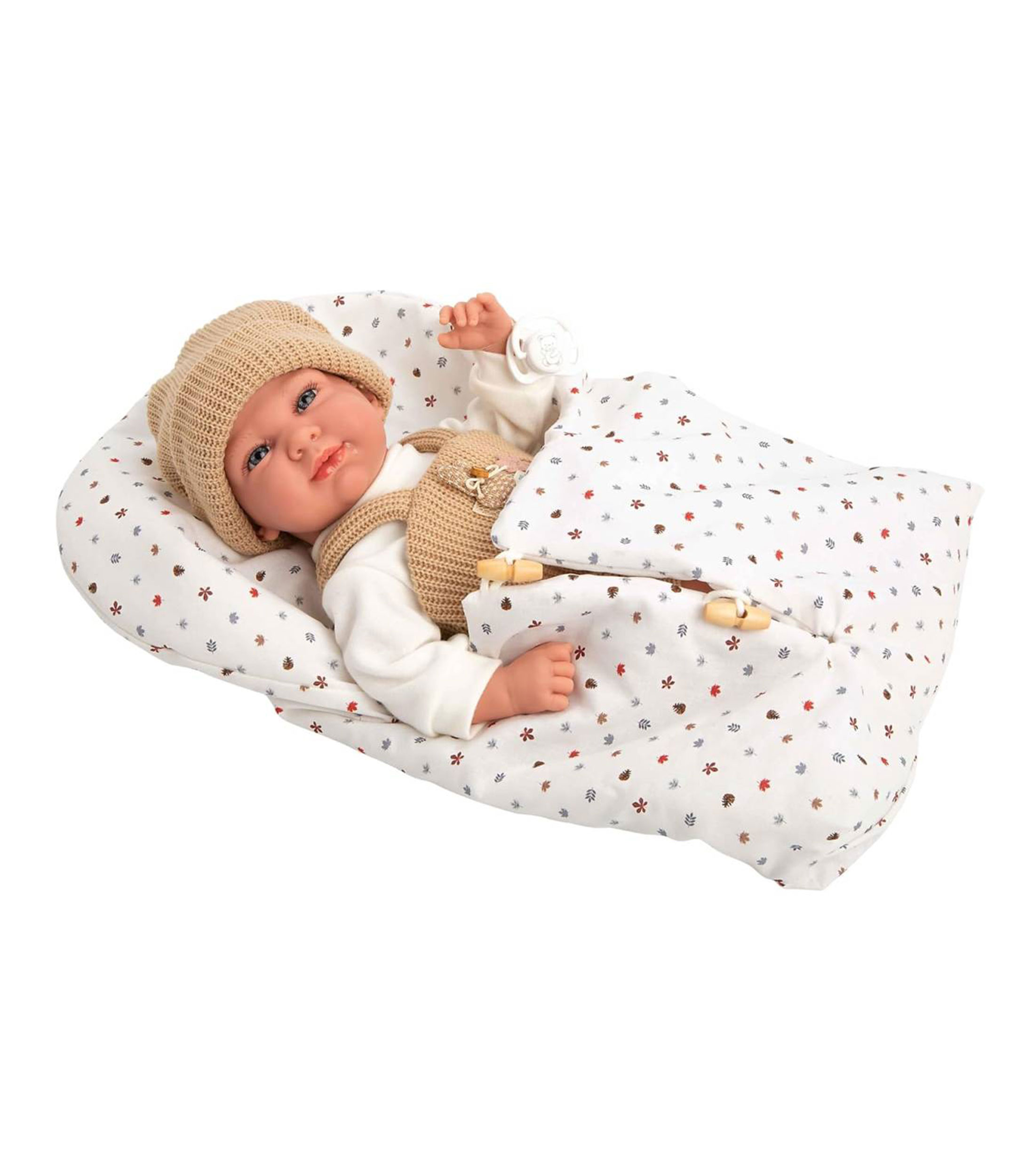 Bebe Cris Elegance 40 cm con Saco de Dormir