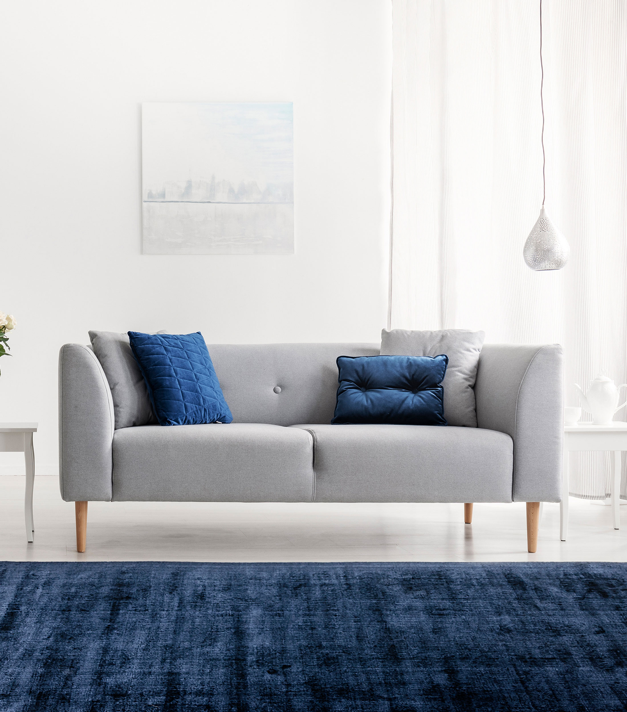 Tapete Charlotte Azul 230X160cm