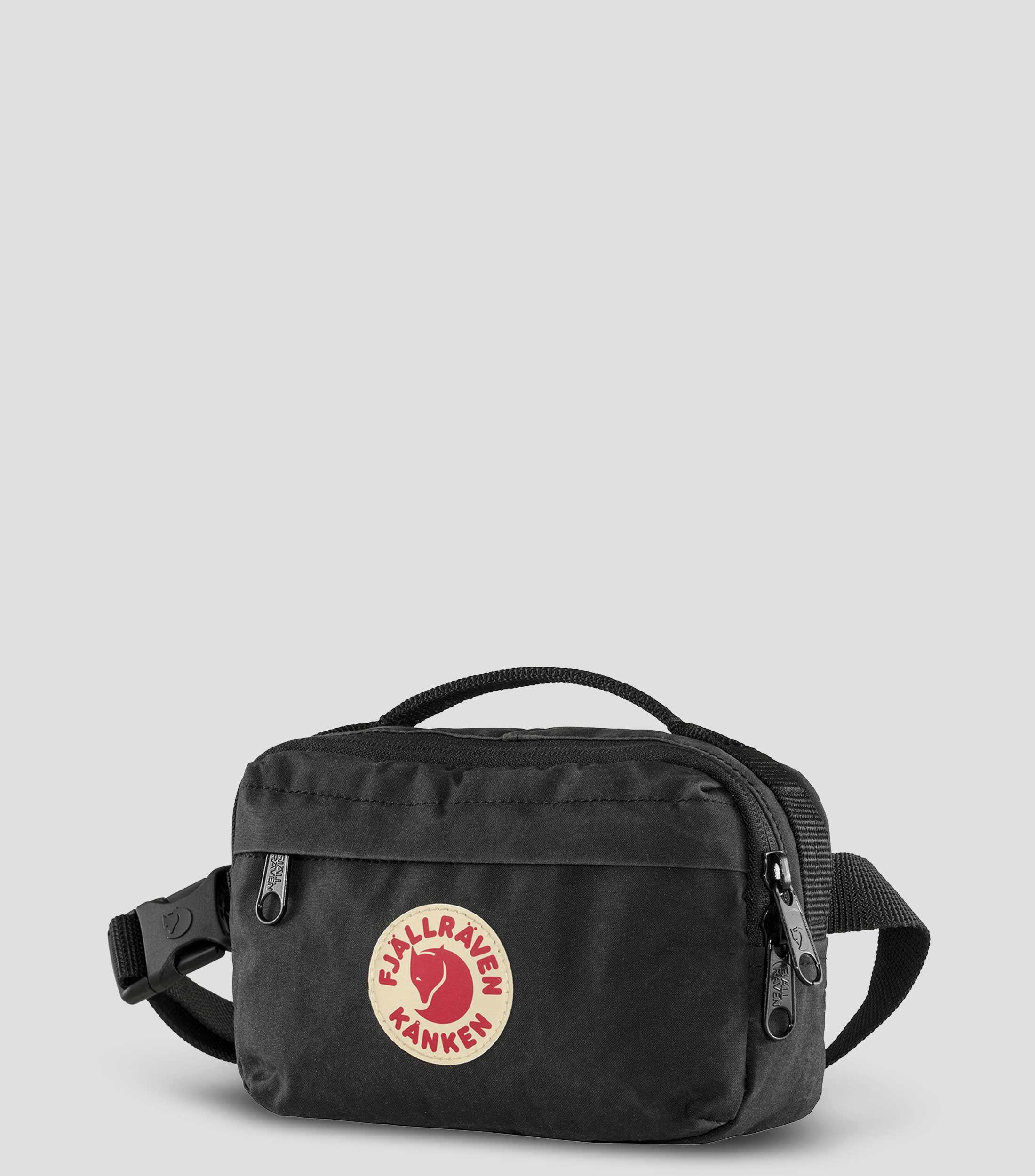 Cangurera Kånken Hip Pack negra lisa Unisex
