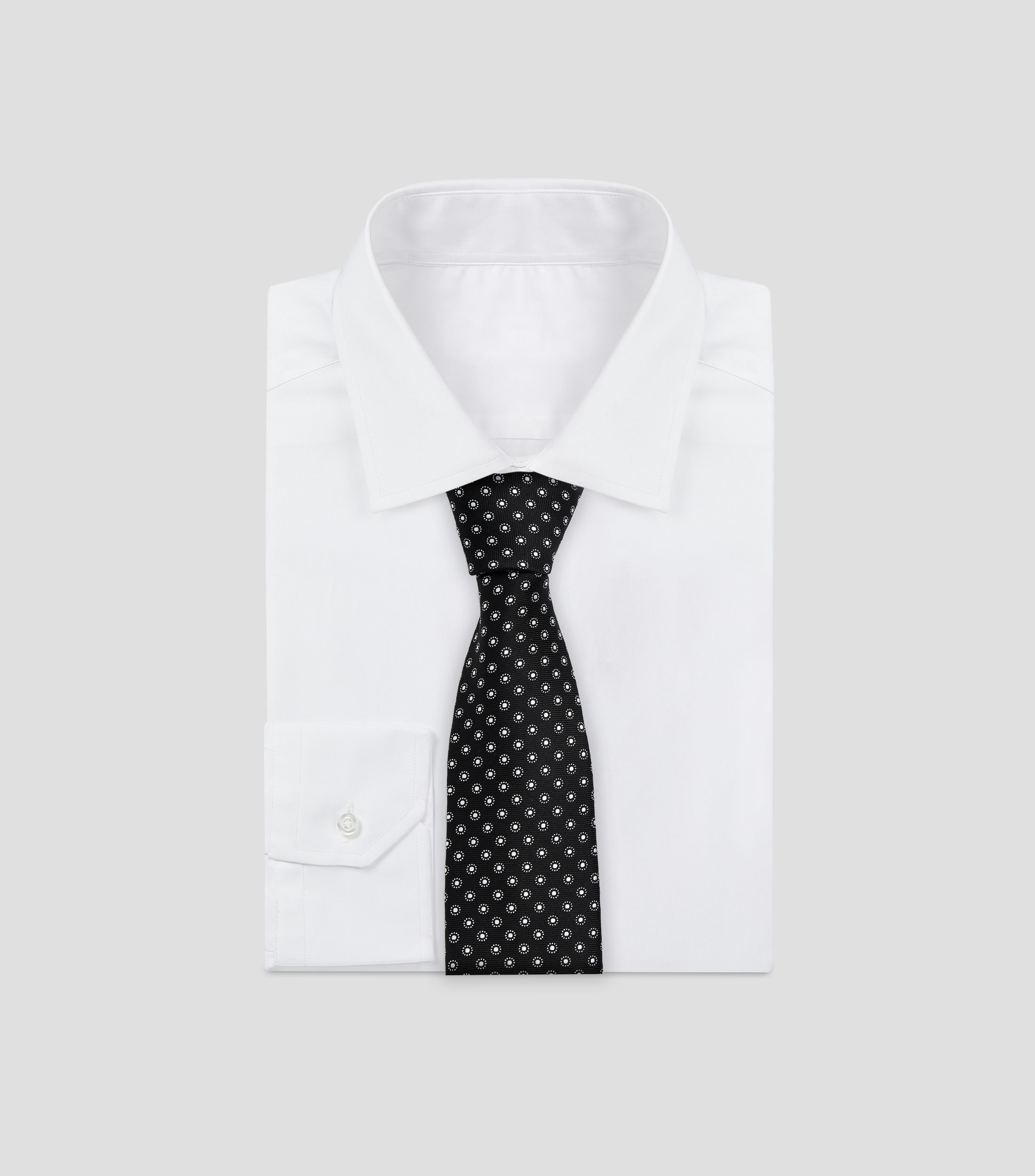 Corbata Ancha de Seda Jacquard