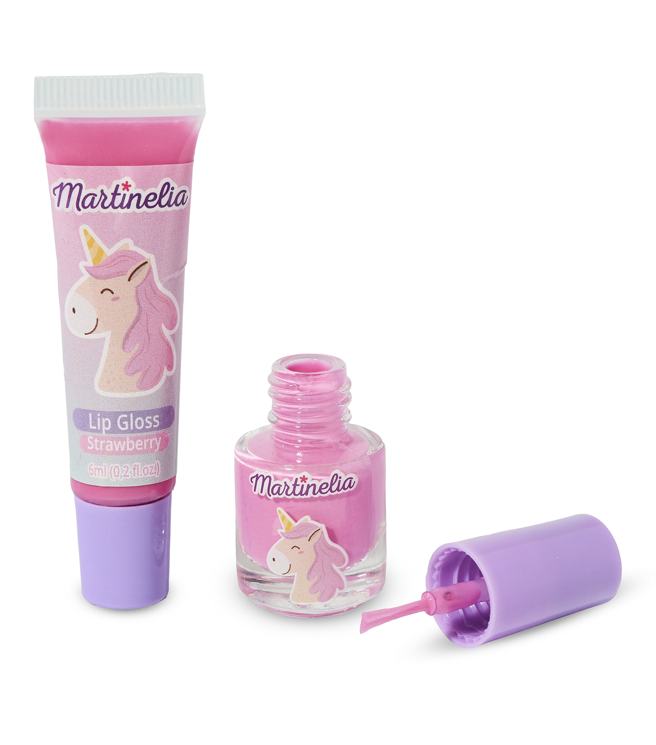 Set 2 Piezas Labial y Barniz Nina