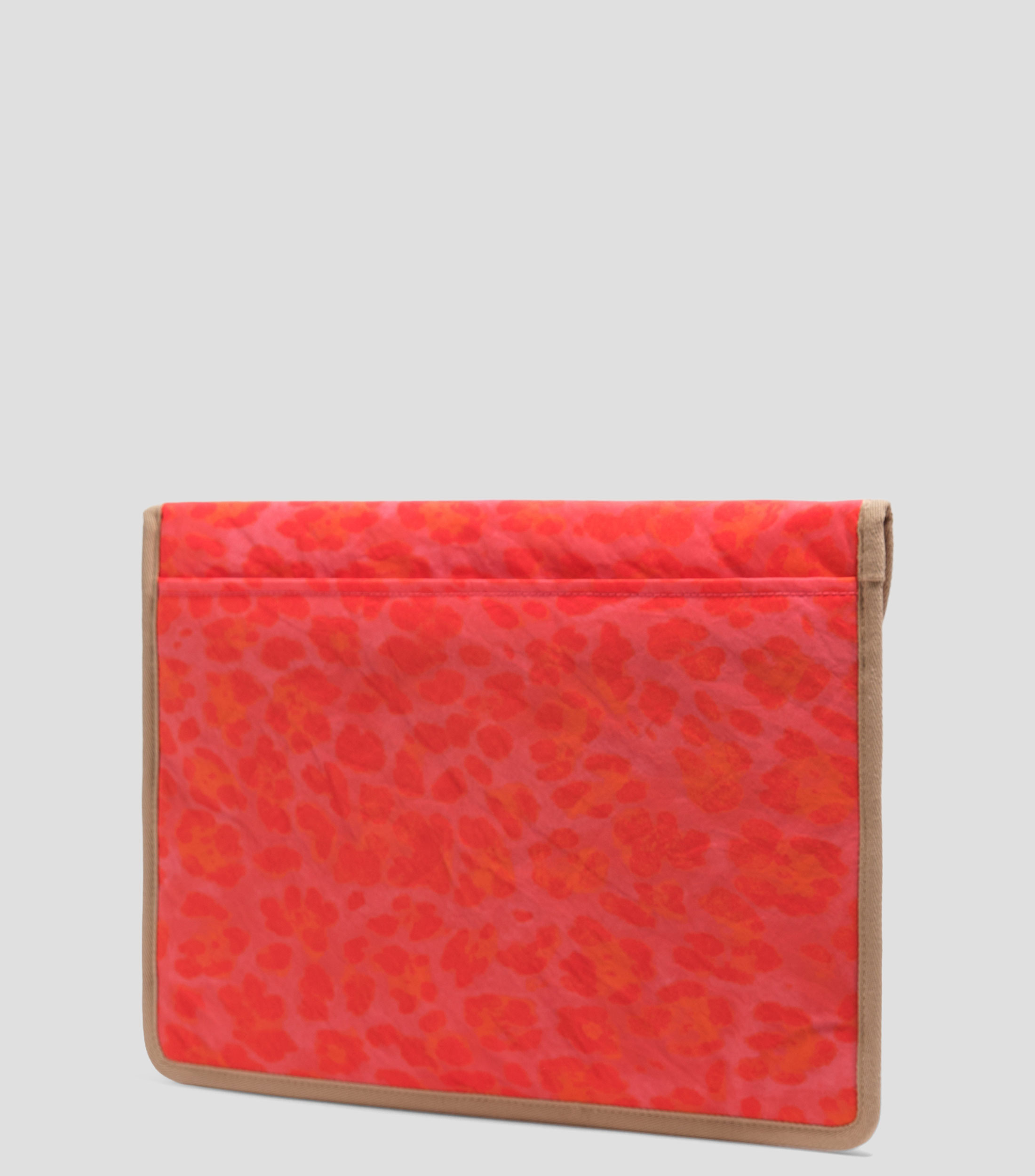 Porta laptop nylon leopard rosa Mujer