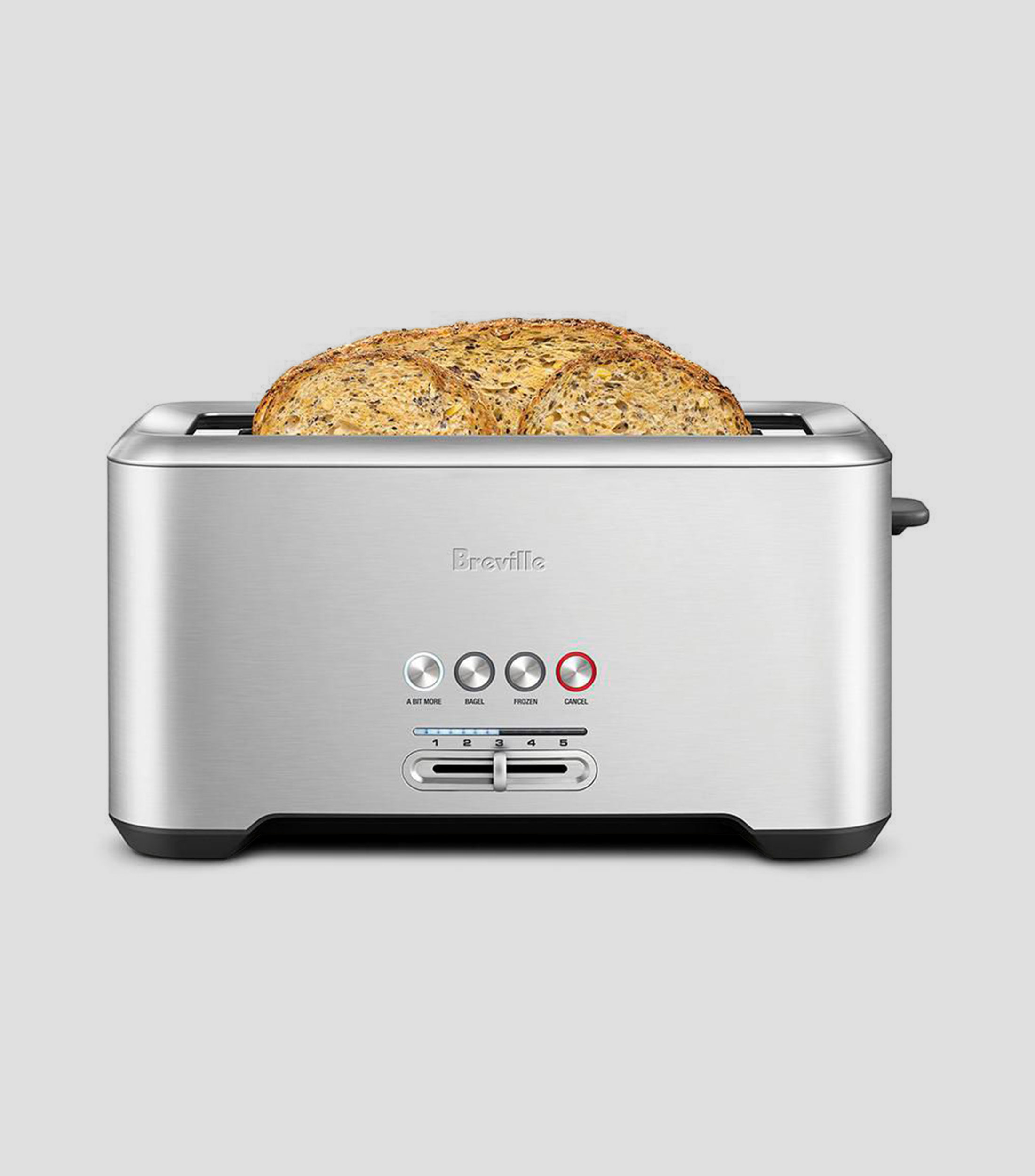 Tostador de pan A Bit More en acero inoxidable