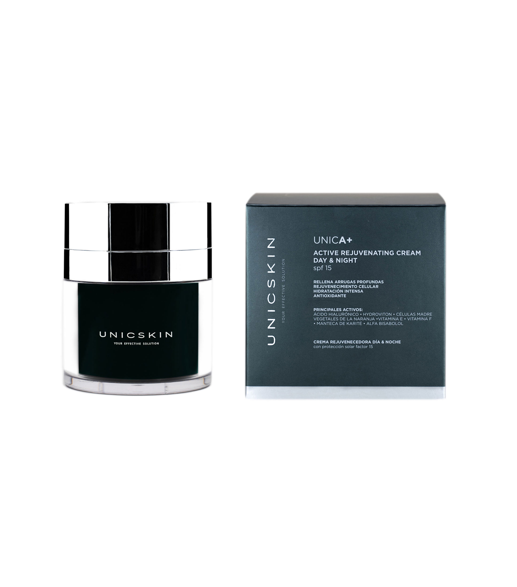 UNICA Crema Facial Anti-Edad Dia y Noche, 50 ml