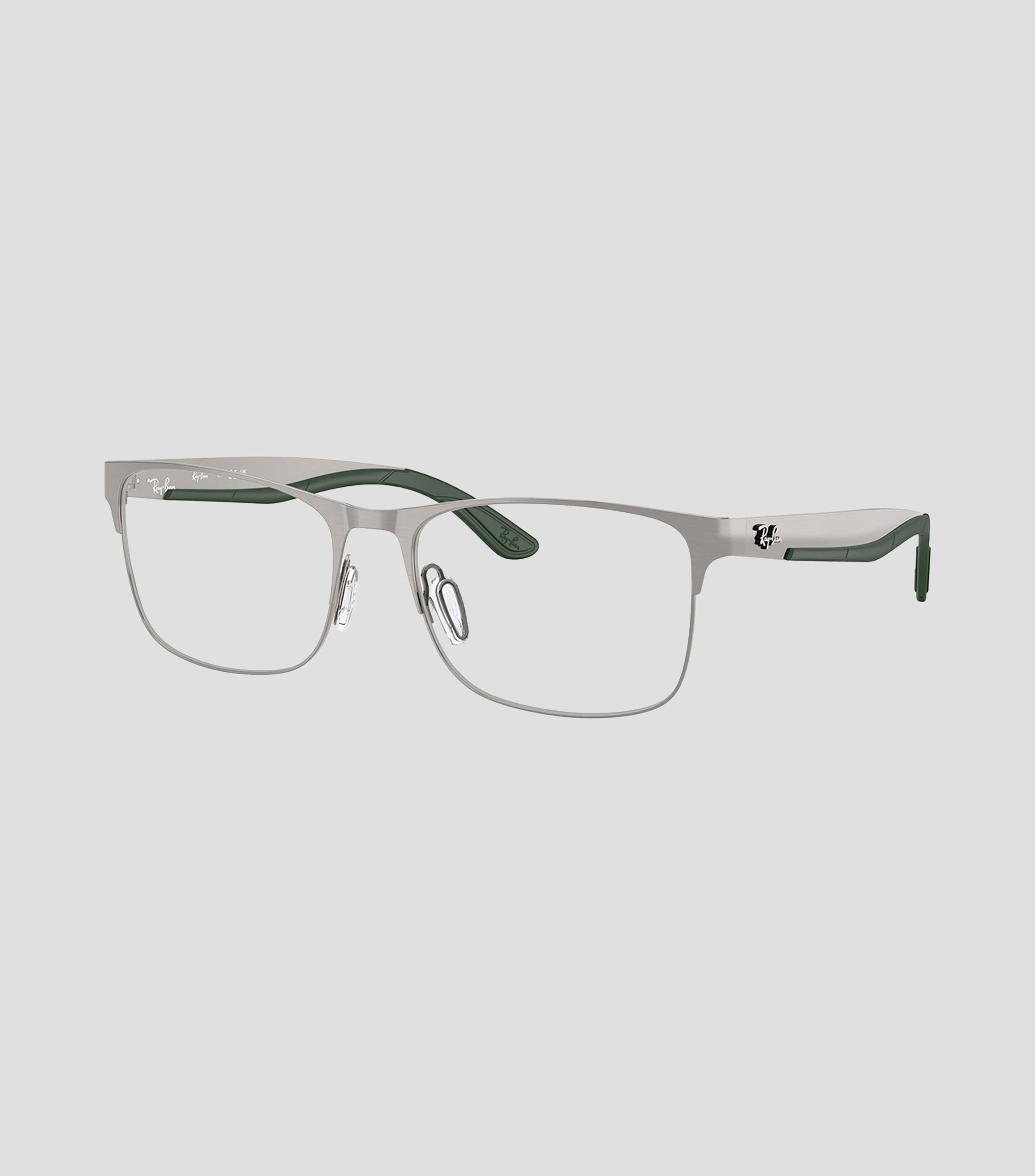 Lentes Oftálmicos rectangulares grises Unisex