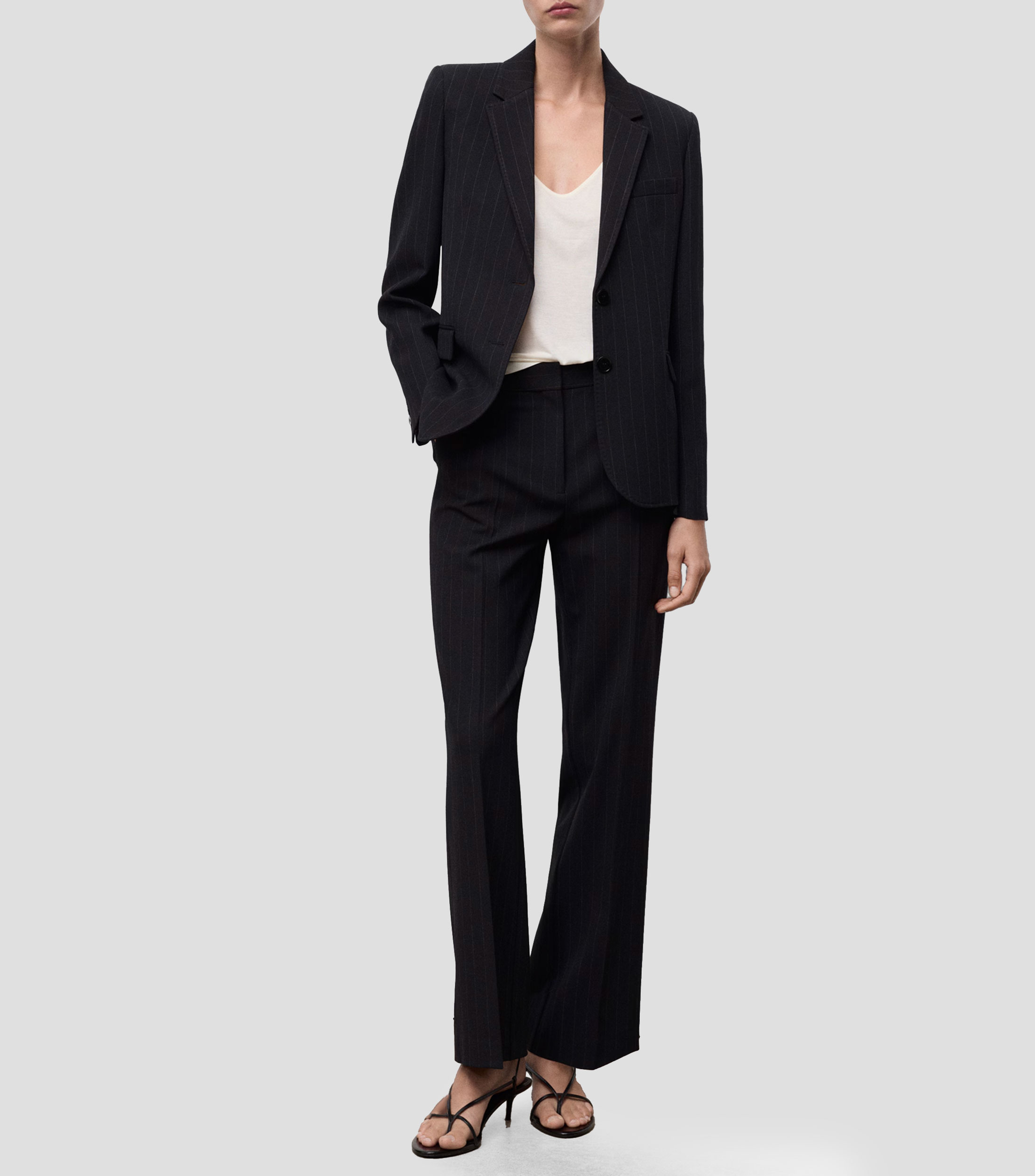 Saco straight Mujer