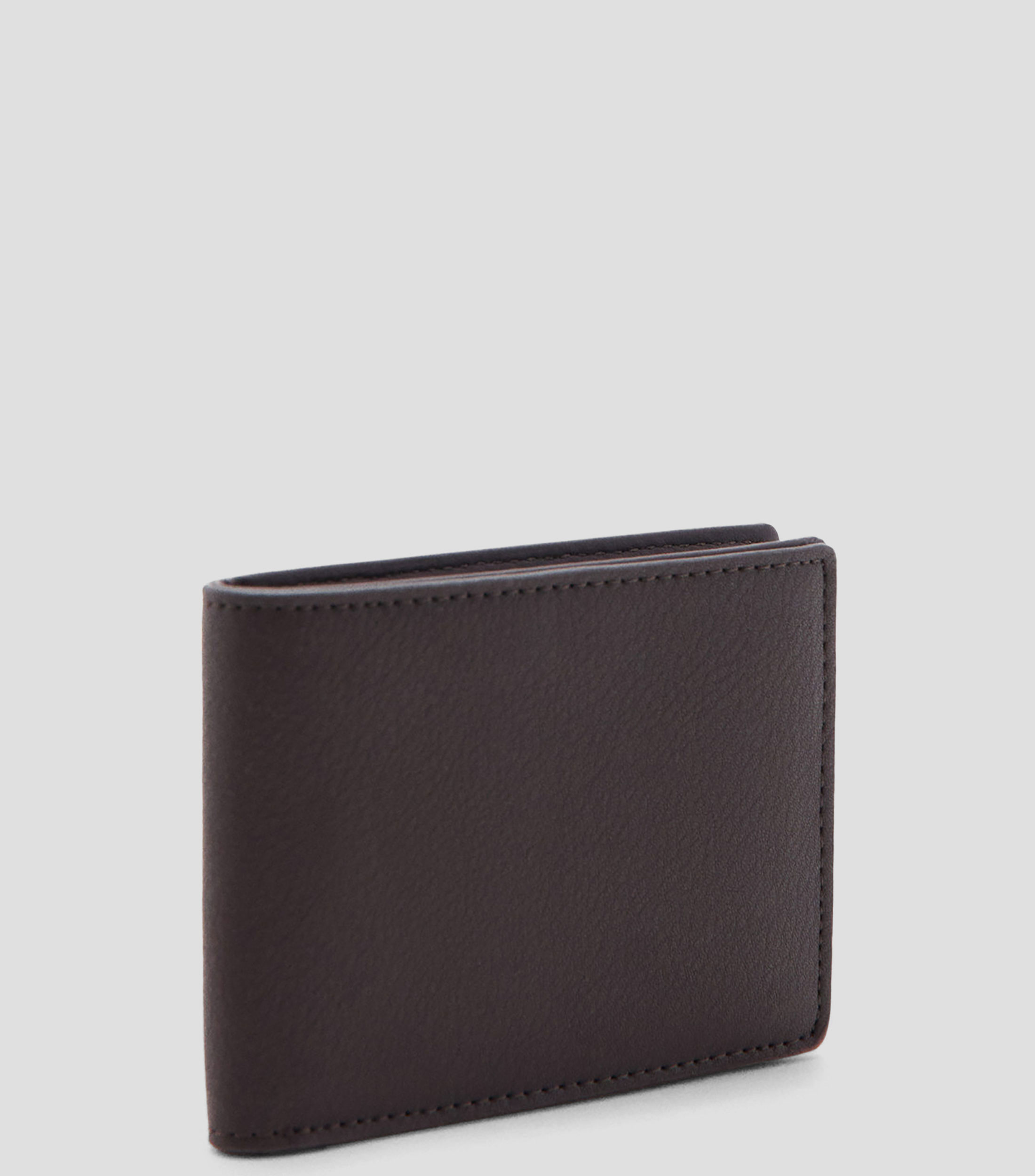 Cartera Bifold lisa Hombre