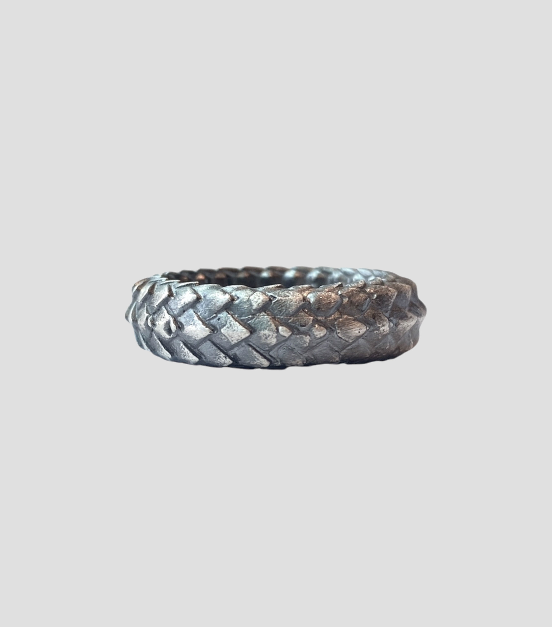 Anillo en plata Plata .925 Viper Skin Unisex