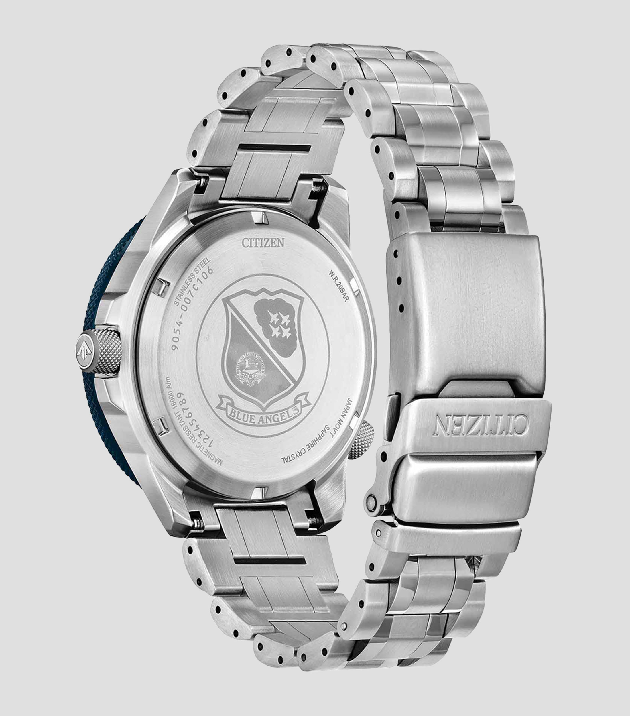 Reloj para Hombre Promaster Air Blue Angels Deportivo Plateado, Azul