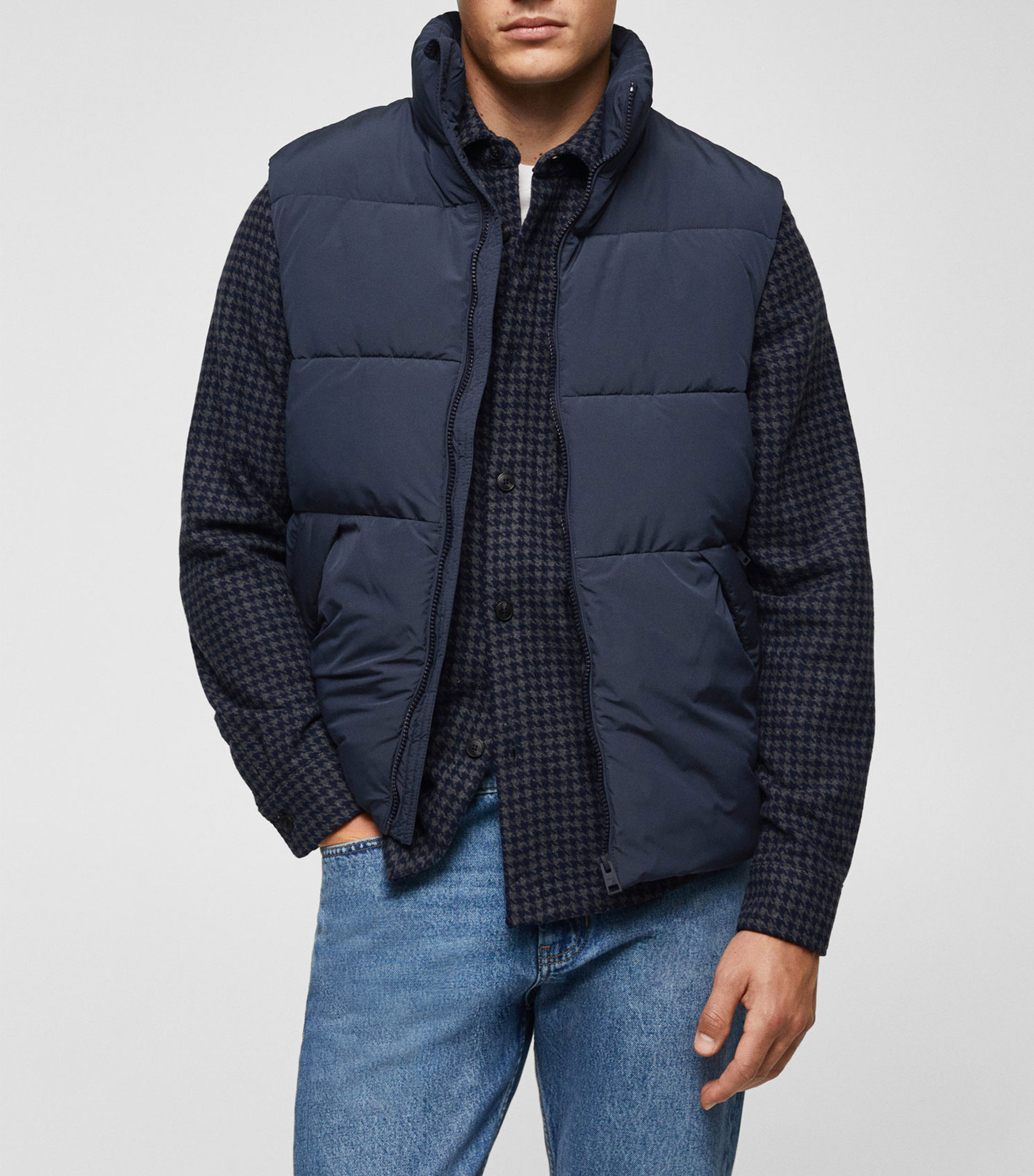 Chaleco Cuello V Para Hombre Bruno Magnani