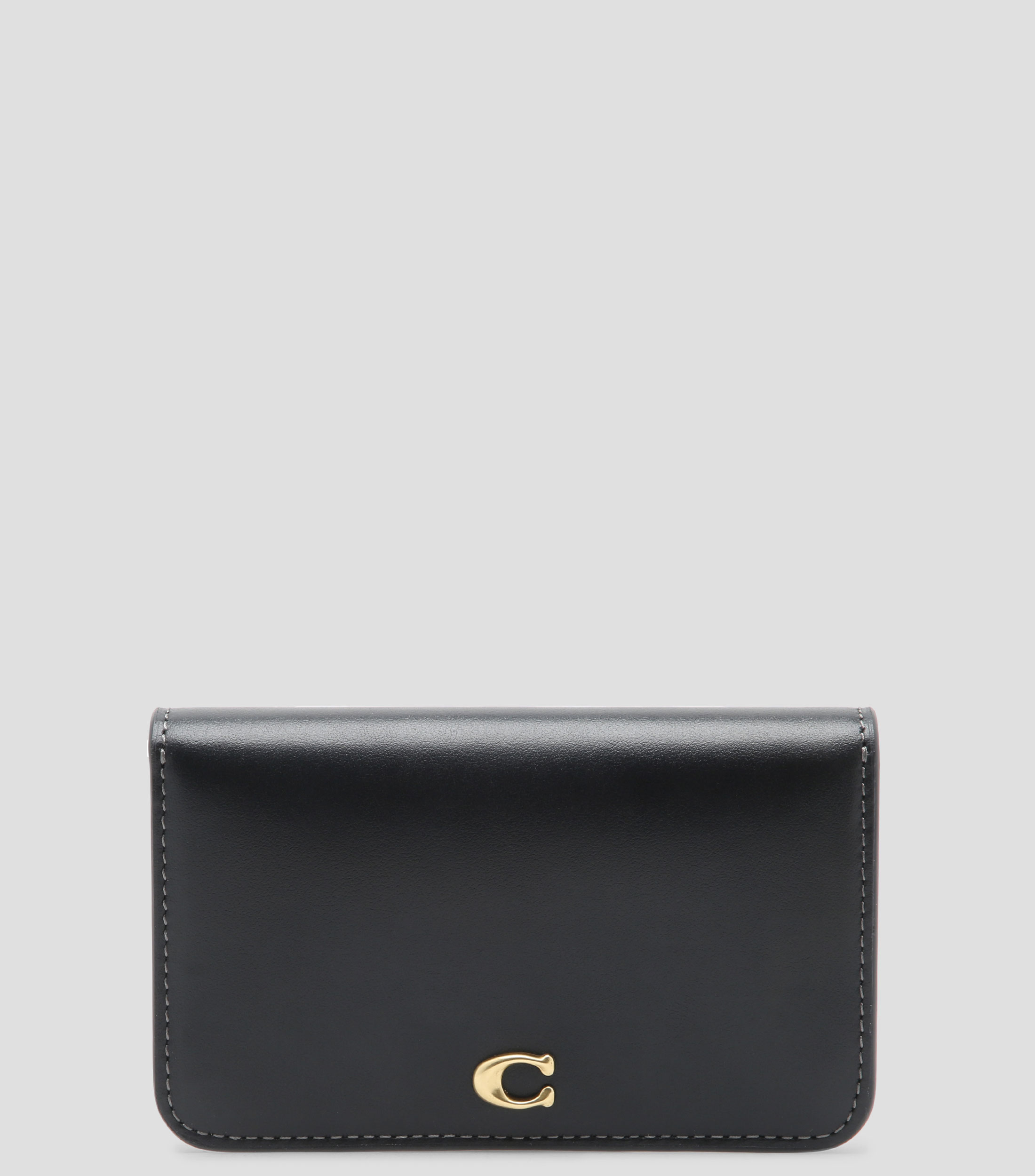 Cartera en piel lisa Mujer