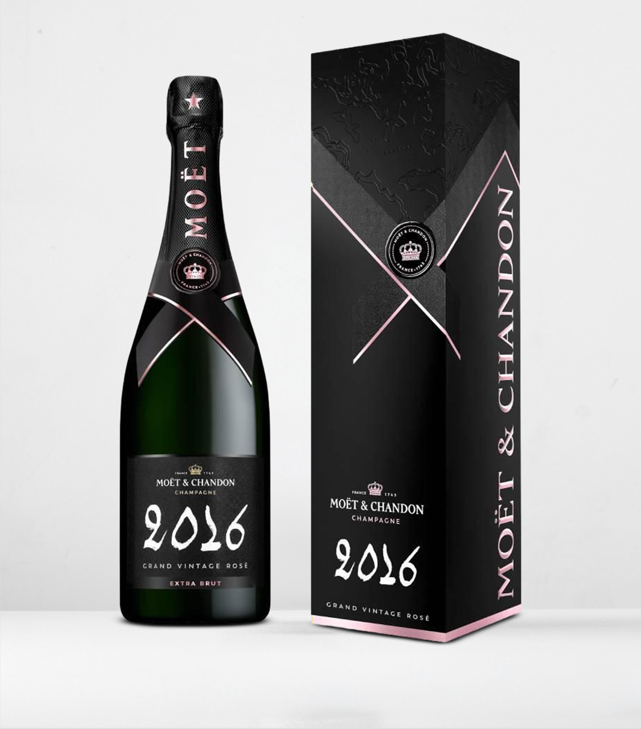 Champagne Moët & Chandon 2016 Grand Vintage Rosé Extra Brut, 750 ml